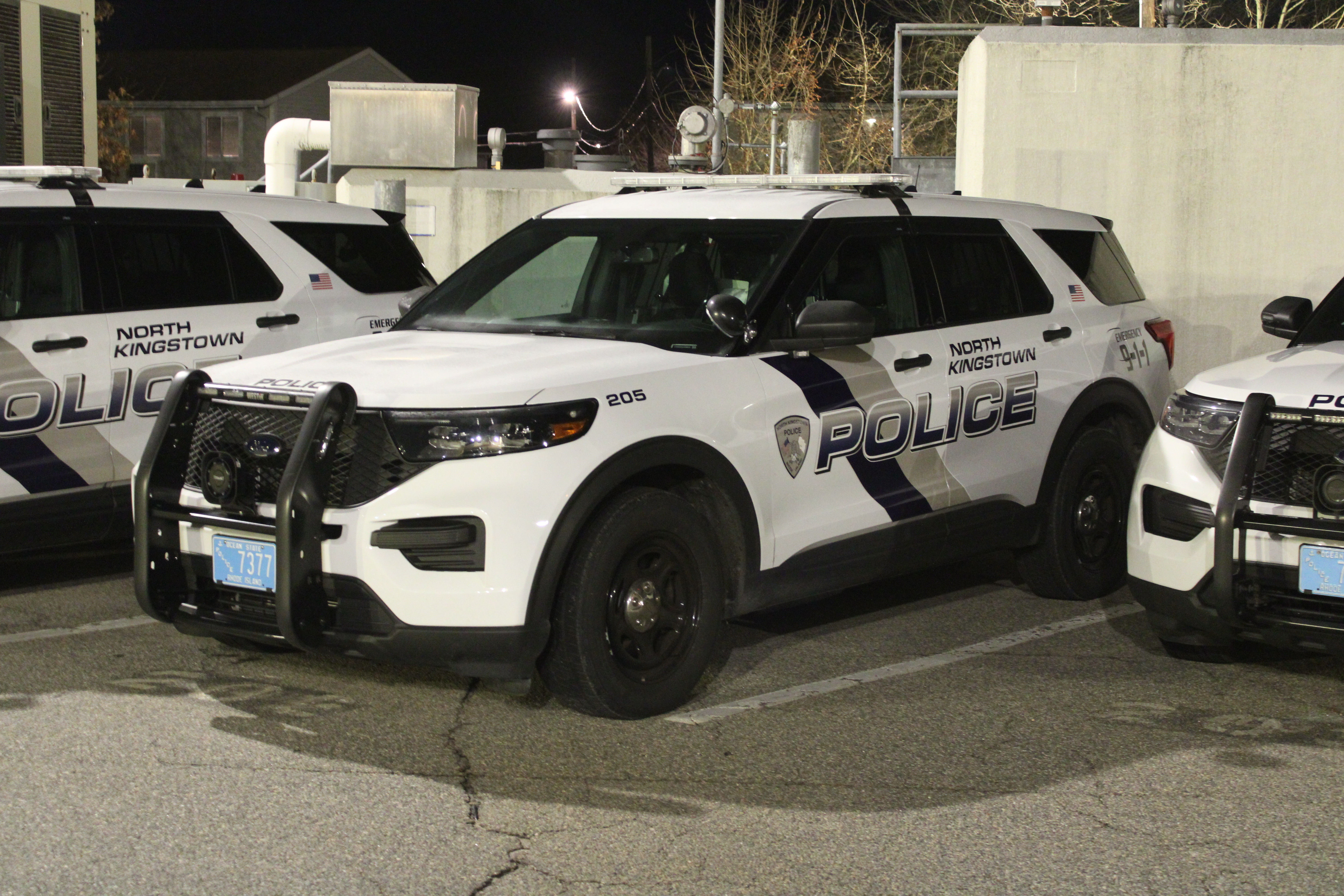 A photo  of North Kingstown Police
            Cruiser 205, a 2021 Ford Police Interceptor Utility             taken by @riemergencyvehicles