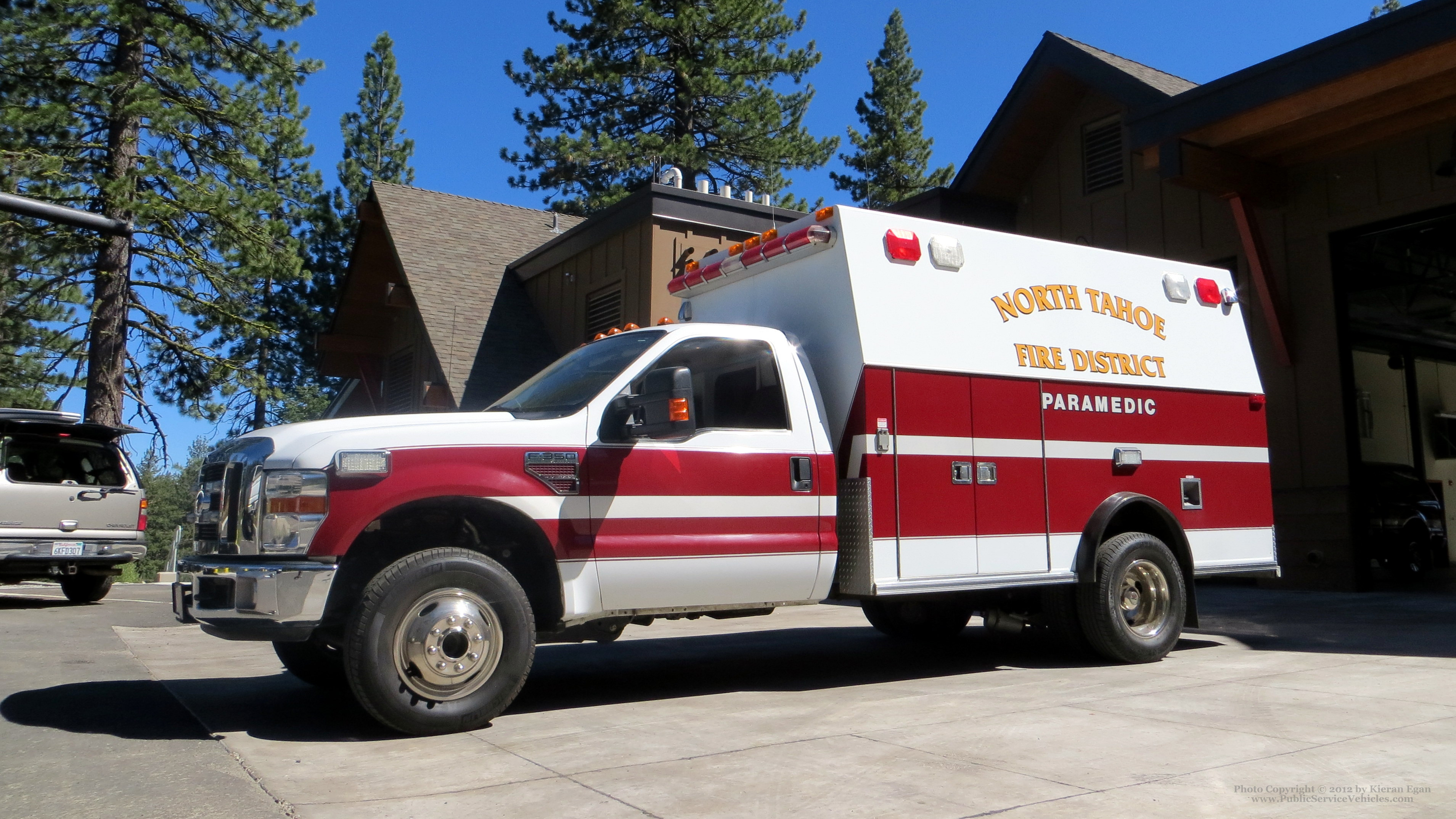A photo  of North Tahoe Fire District
            Ambulance 251, a 2007 Ford F-350             taken by Kieran Egan