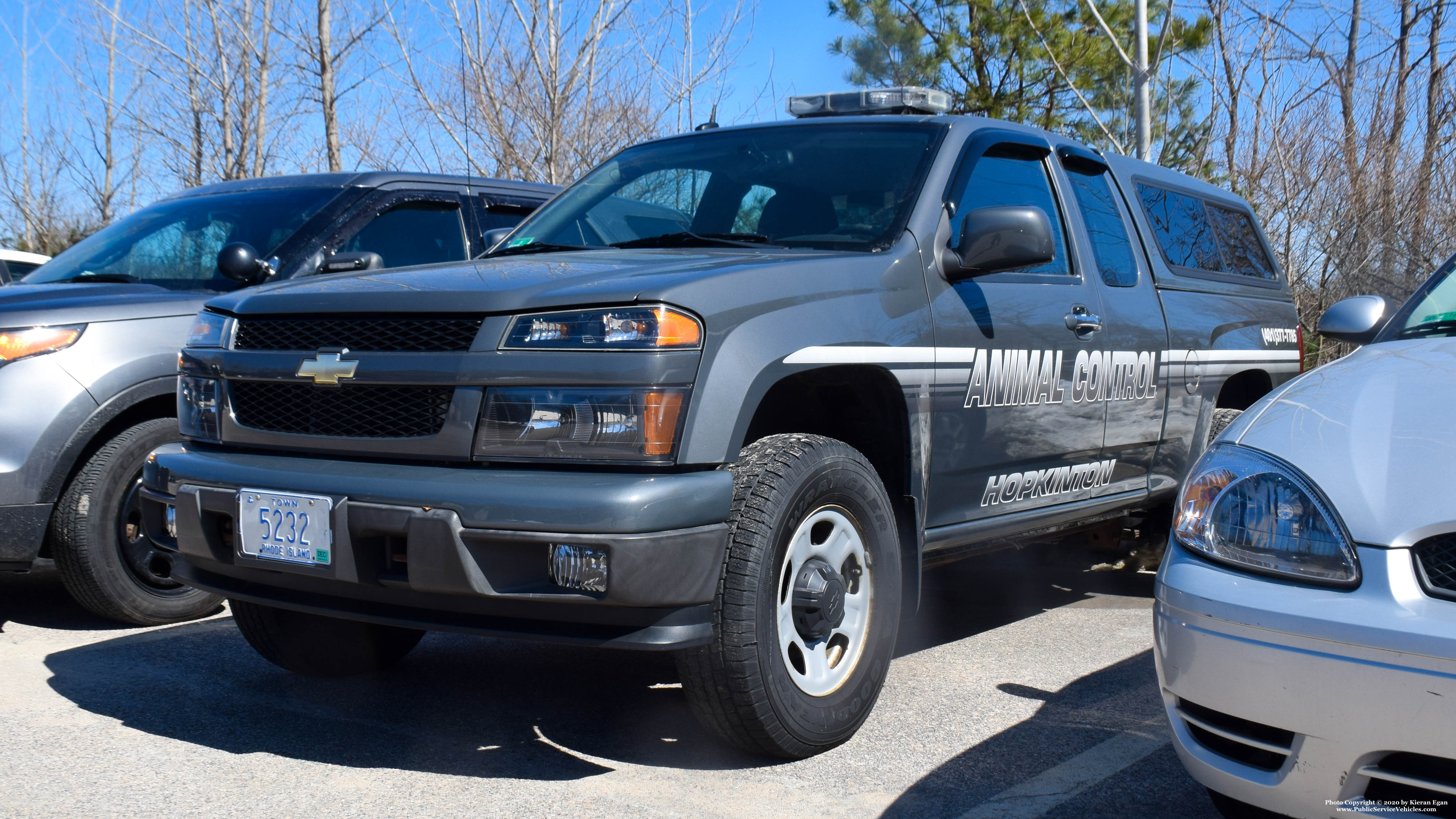 A photo  of Hopkinton Police
            Cruiser 5232, a 2009-2012 Chevrolet Colorado             taken by Kieran Egan