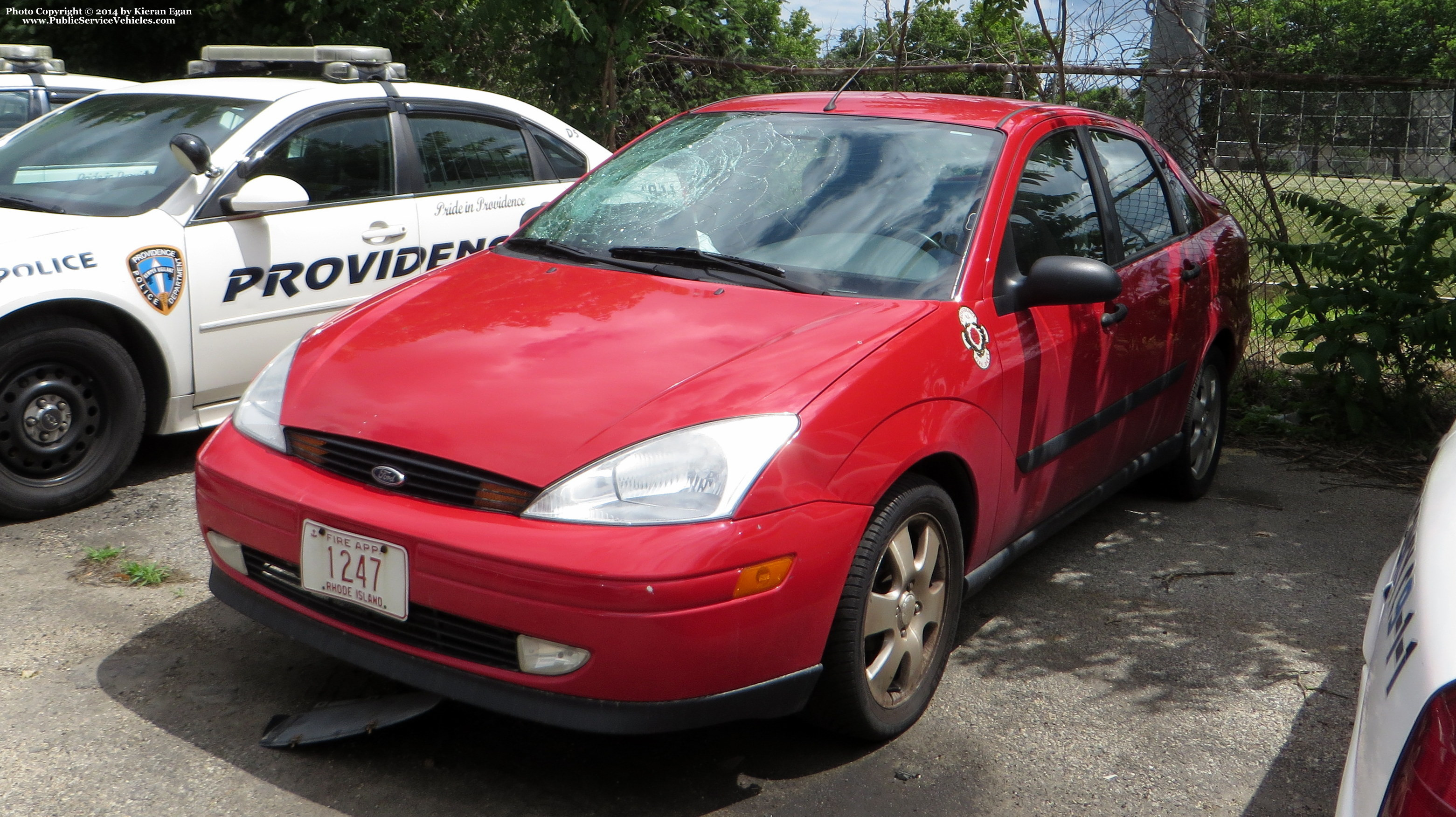 A photo  of Providence Fire
            Administration Vehicle, a 1998-2003 Ford Focus             taken by Kieran Egan