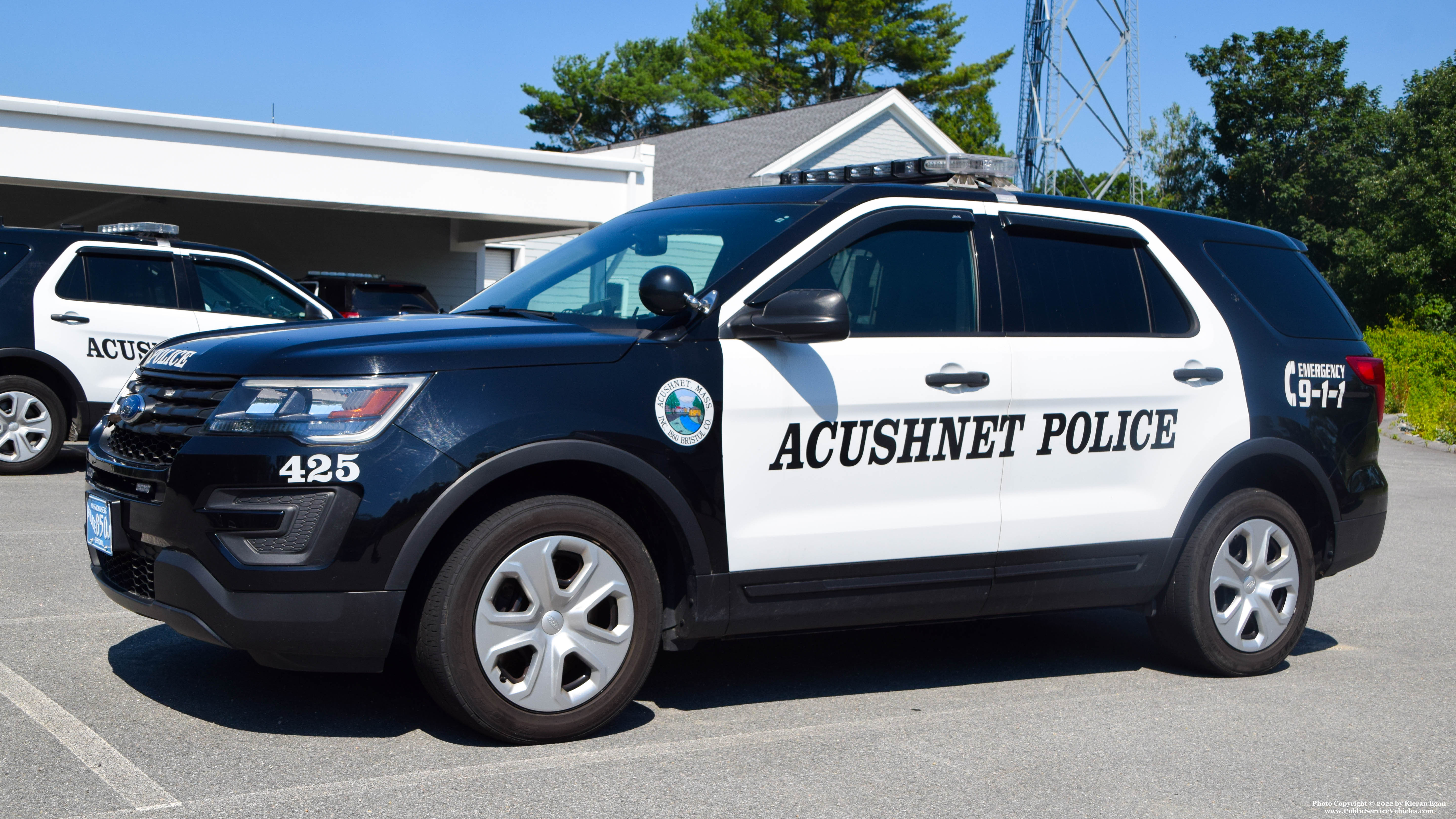 A photo  of Acushnet Police
            Cruiser 425, a 2017 Ford Police Interceptor Utility             taken by Kieran Egan