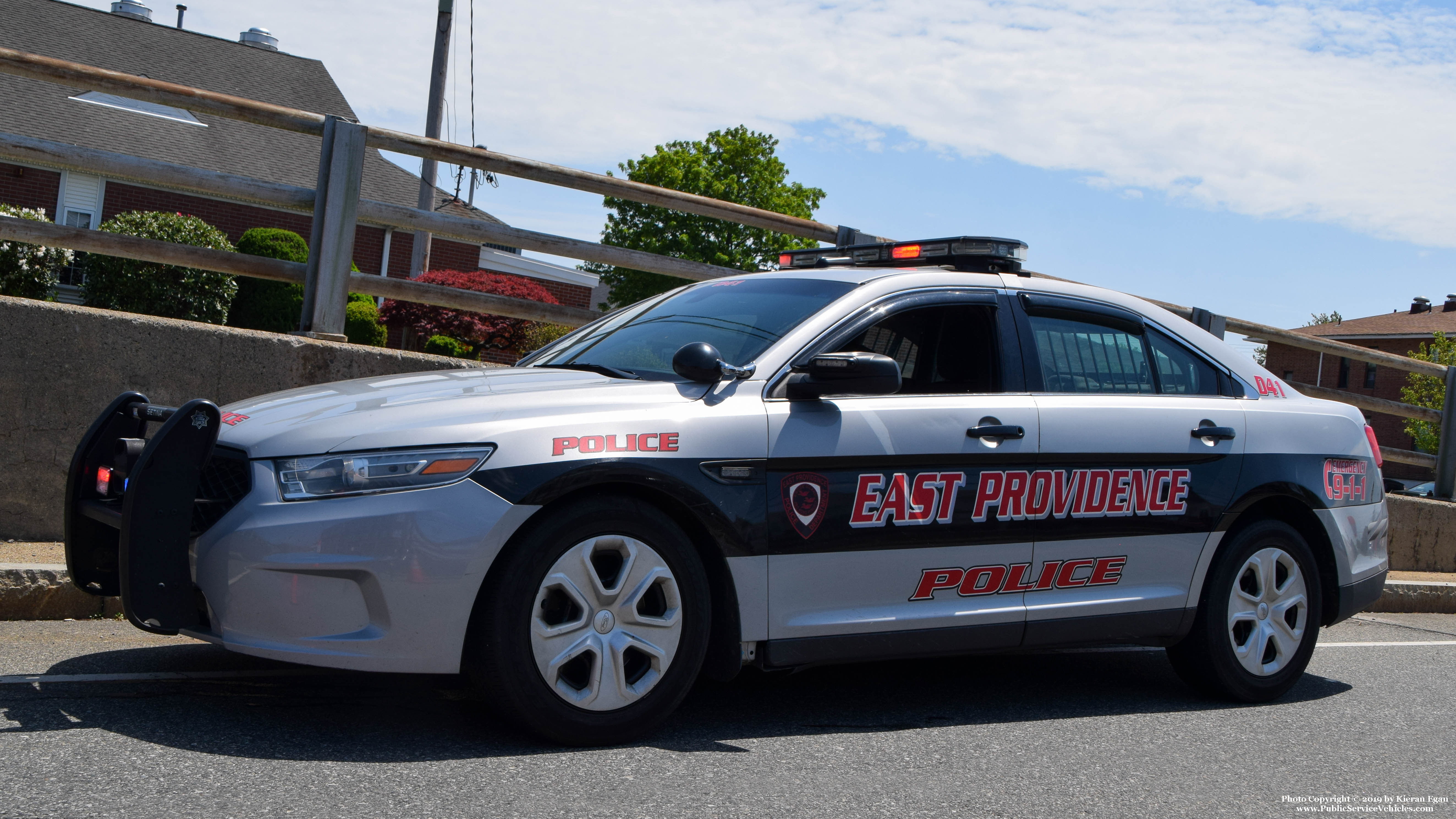 A photo  of East Providence Police
            Car 41, a 2013 Ford Police Interceptor Sedan             taken by Kieran Egan