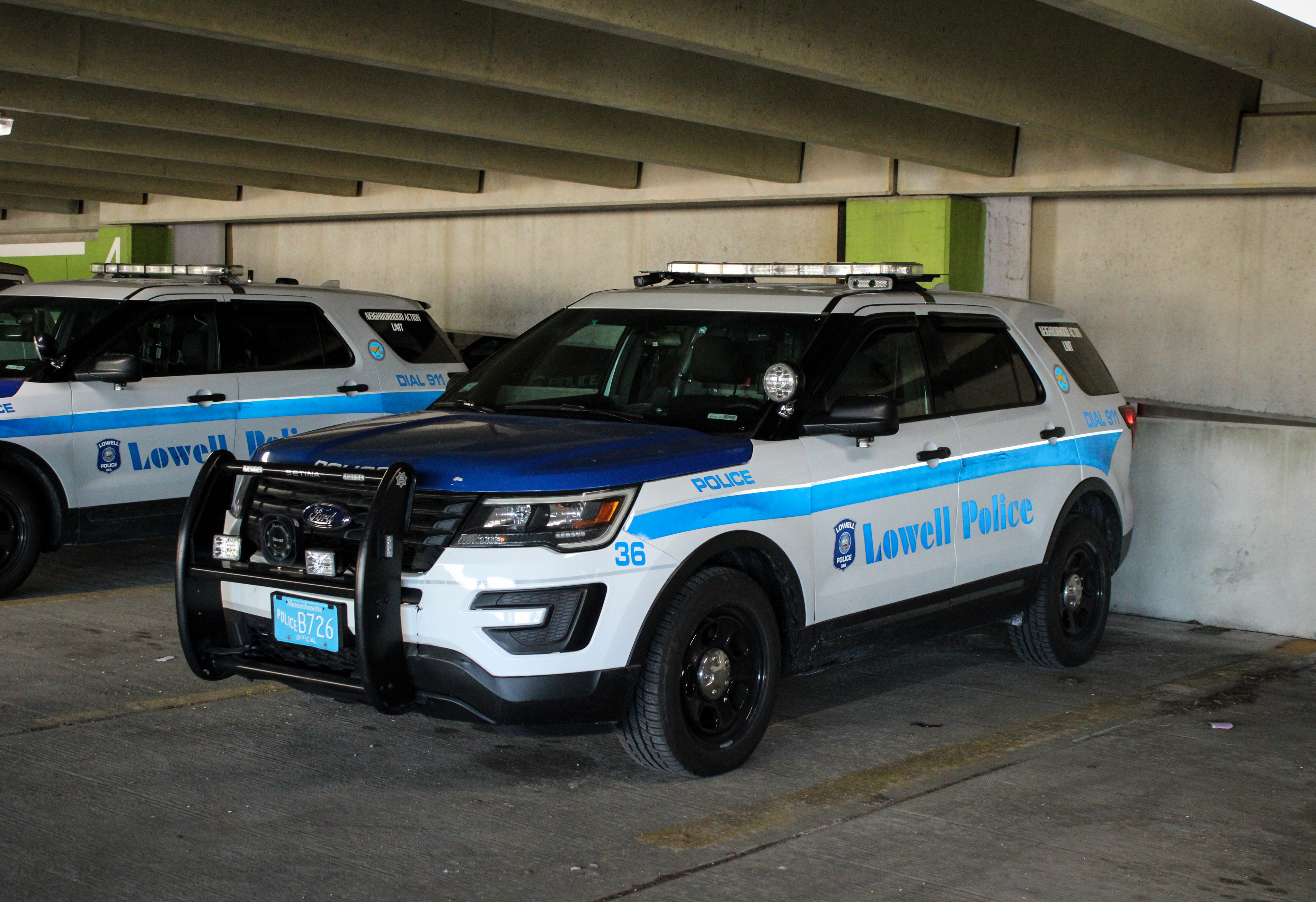 A photo  of Lowell Police
            Car 36, a 2016 Ford Police Interceptor Utility             taken by Nicholas You