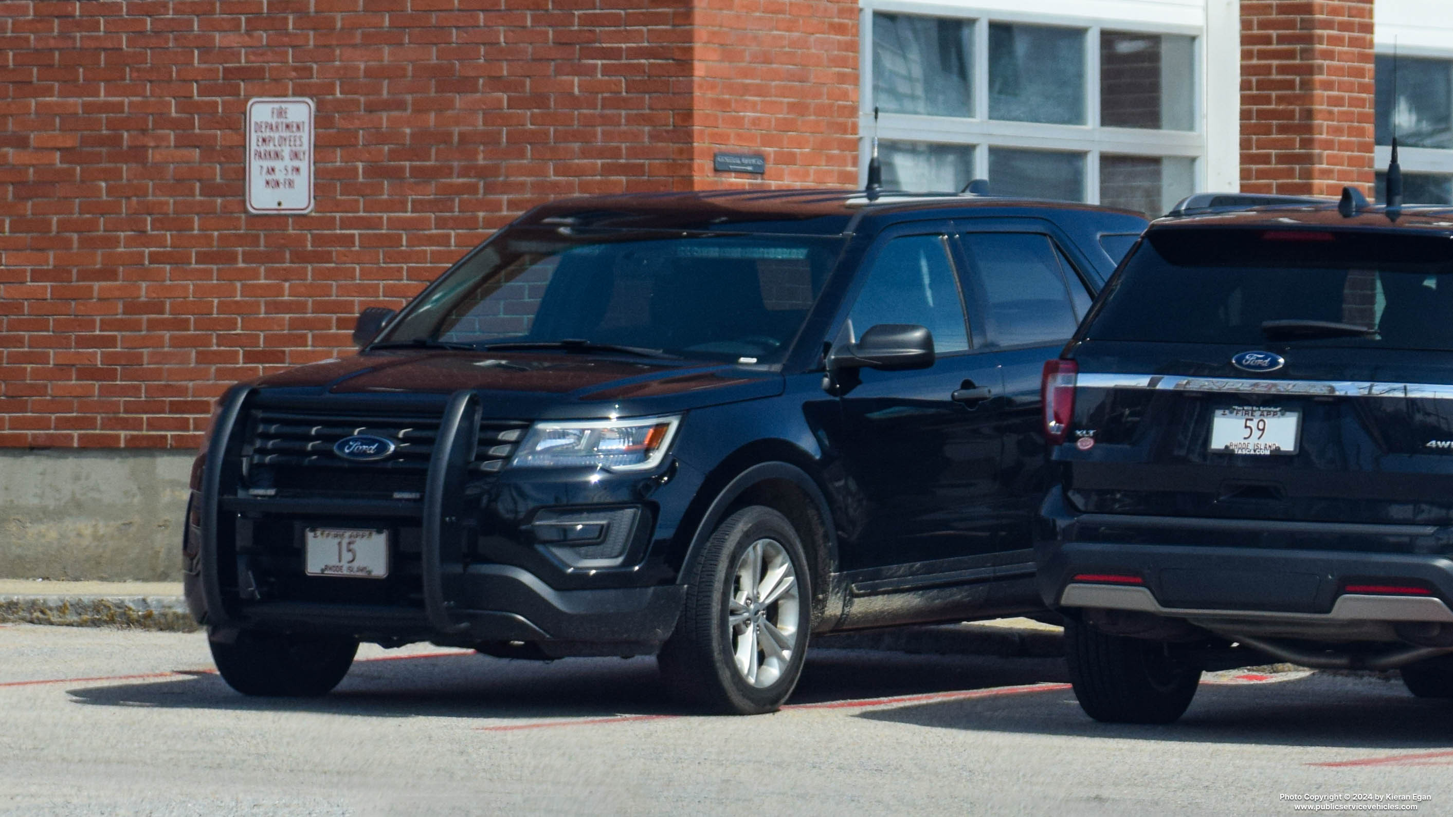 A photo  of Cranston Fire
            Unmarked Unit, a 2018-2019 Ford Police Interceptor Utility             taken by Kieran Egan