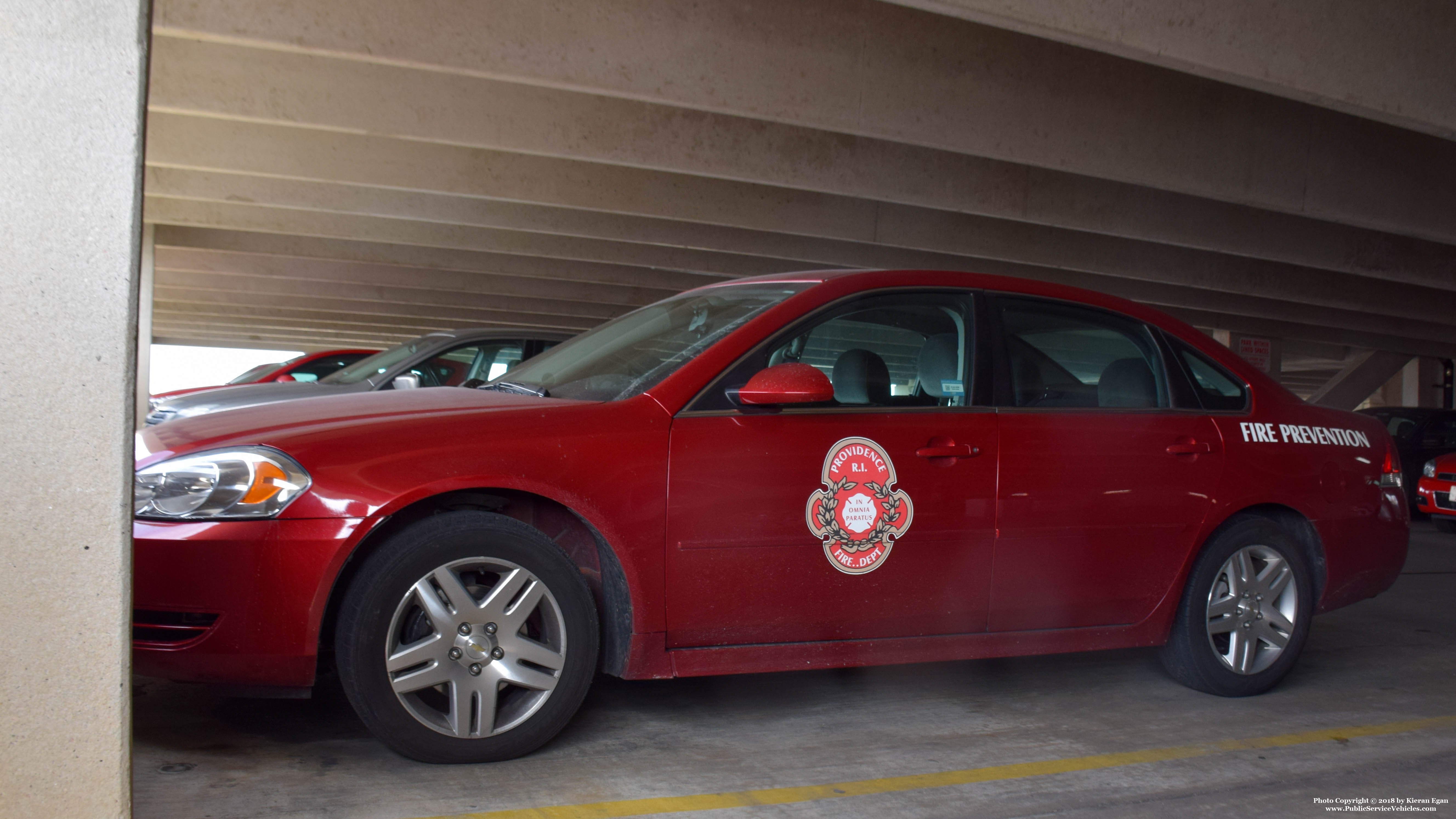 A photo  of Providence Fire
            Fire Prevention Unit, a 2006-2013 Chevrolet Impala             taken by Kieran Egan
