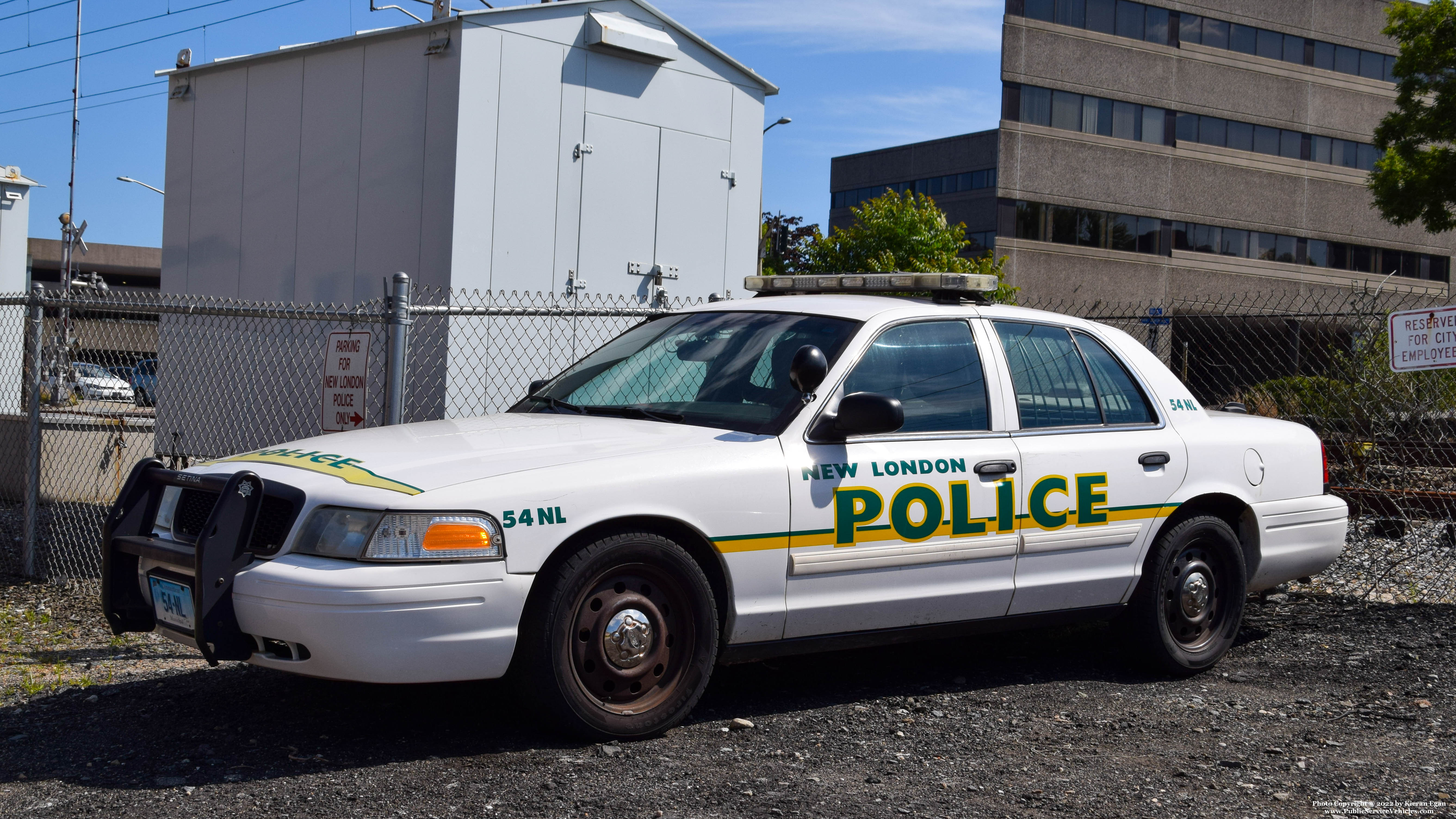 A photo  of New London Police
            Car 54, a 2011 Ford Crown Victoria Police Interceptor             taken by Kieran Egan