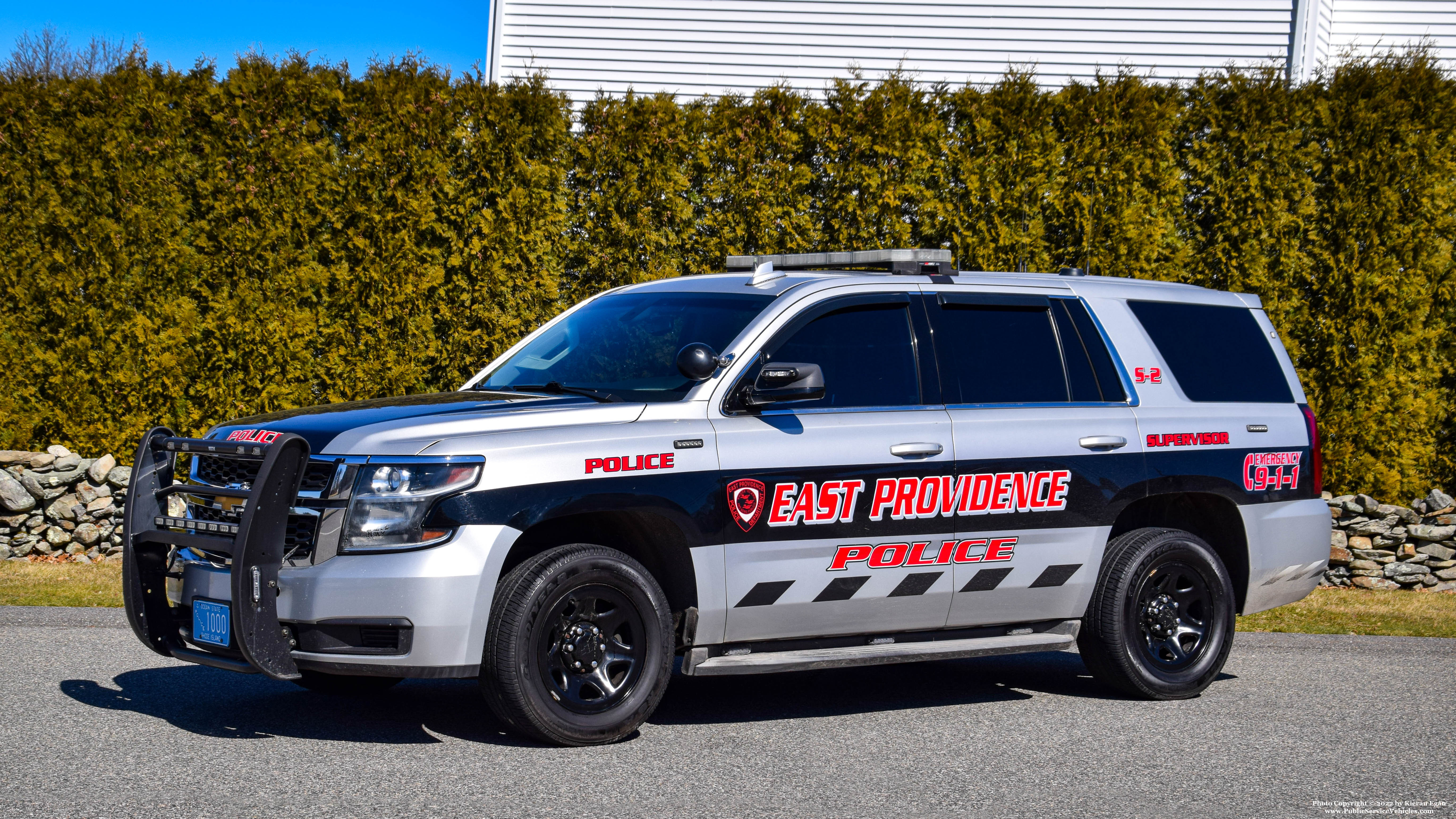 A photo  of East Providence Police
            Supervisor 2, a 2015 Chevrolet Tahoe             taken by Kieran Egan