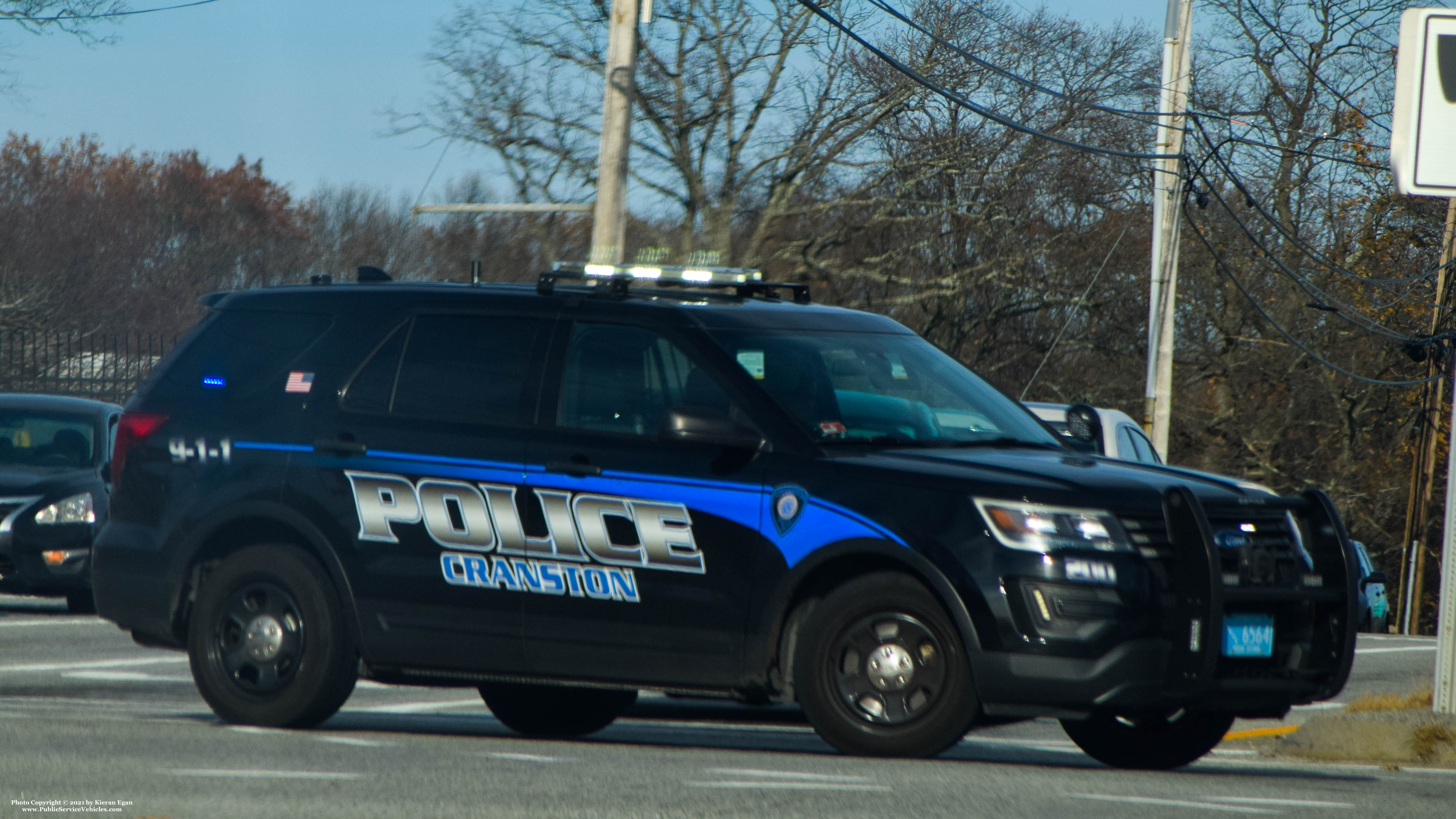 A photo  of Cranston Police
            Cruiser 200, a 2018 Ford Police Interceptor Utility             taken by Kieran Egan