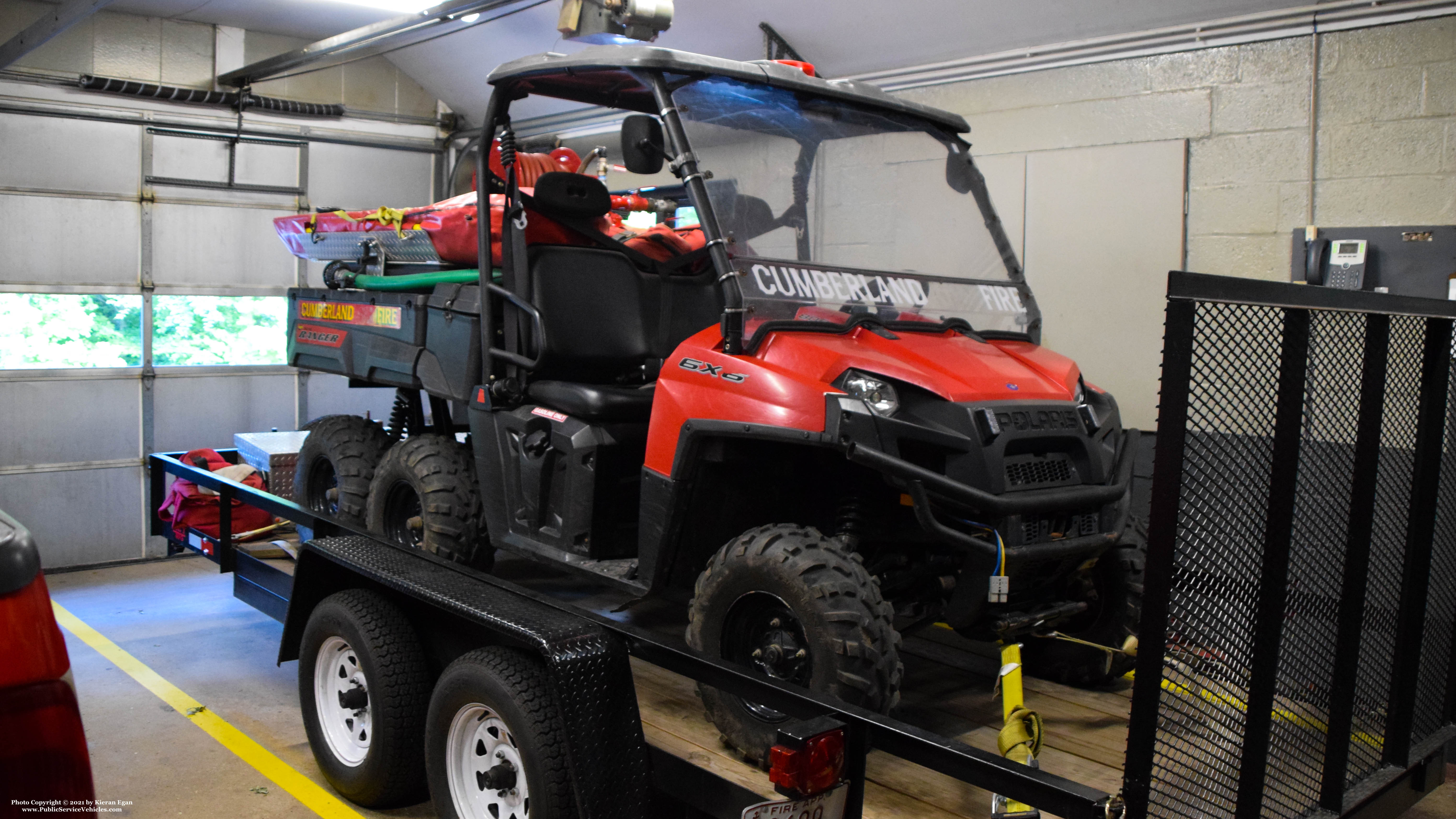 A photo  of Cumberland Fire
            ATV, a 2000-2015 Polaris Ranger             taken by Kieran Egan