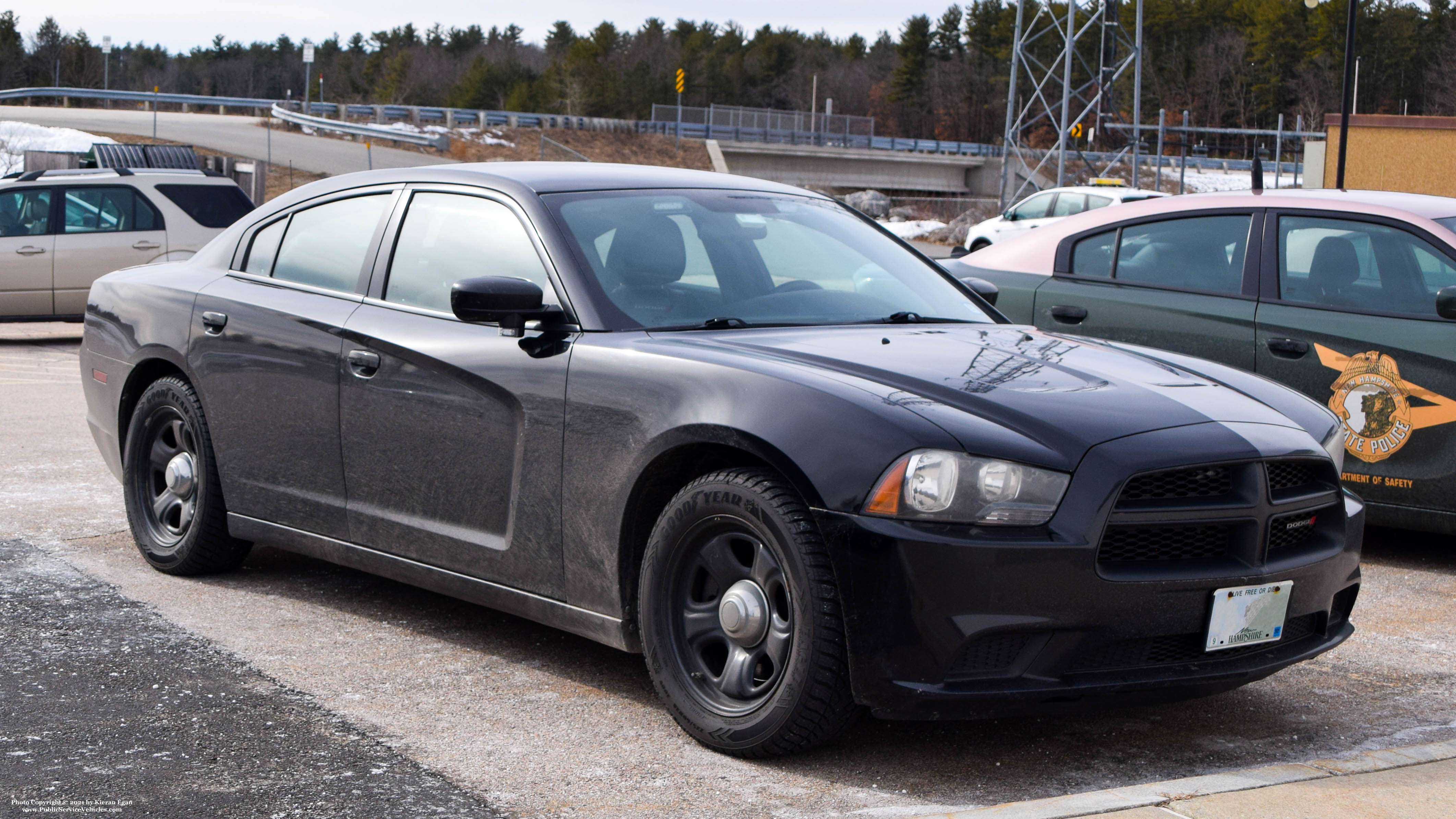 A photo  of New Hampshire State Police
            Cruiser 250, a 2011-2014 Dodge Charger             taken by Kieran Egan