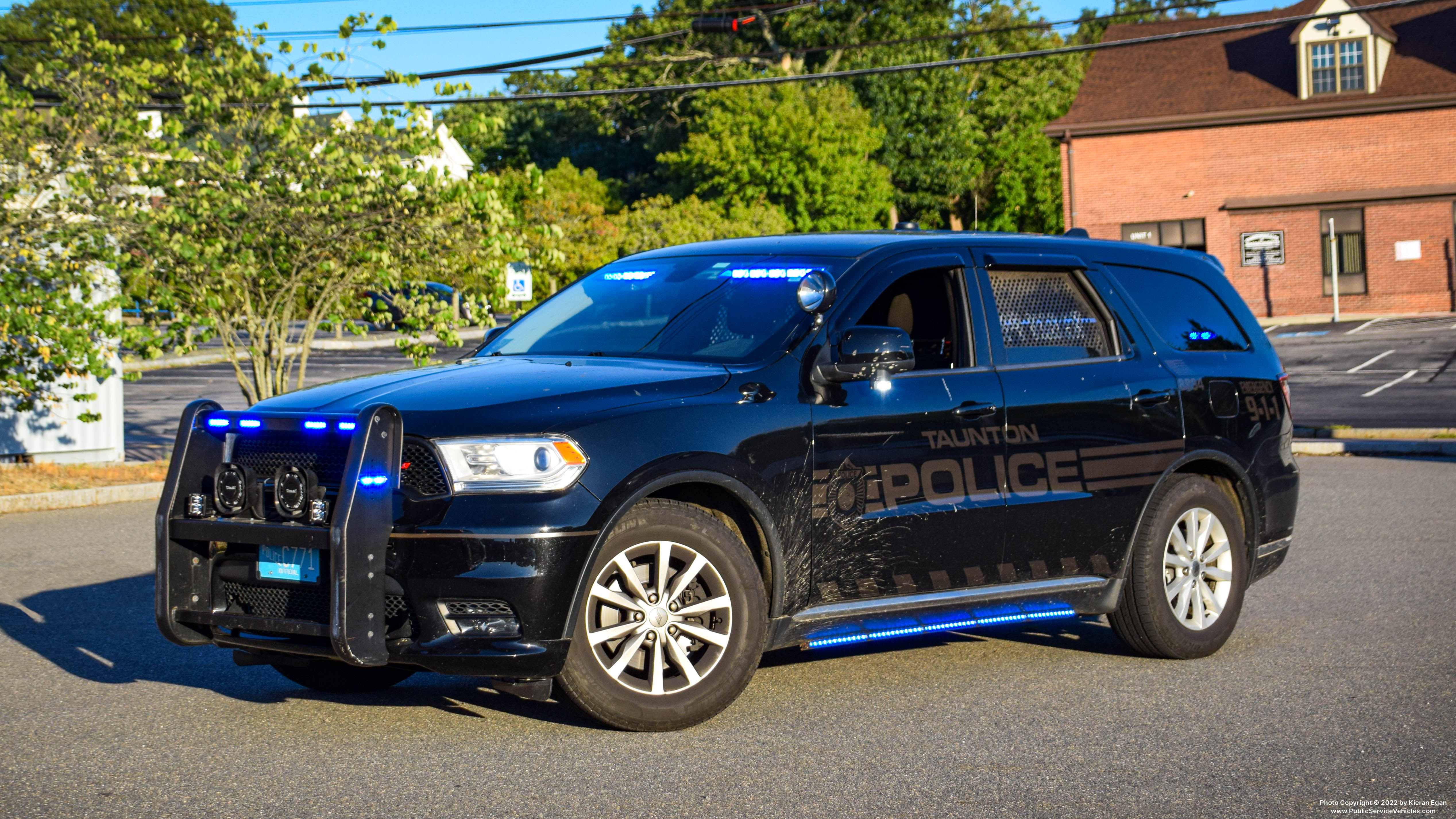 A photo  of Taunton Police
            Cruiser 8894, a 2019 Dodge Durango             taken by Kieran Egan