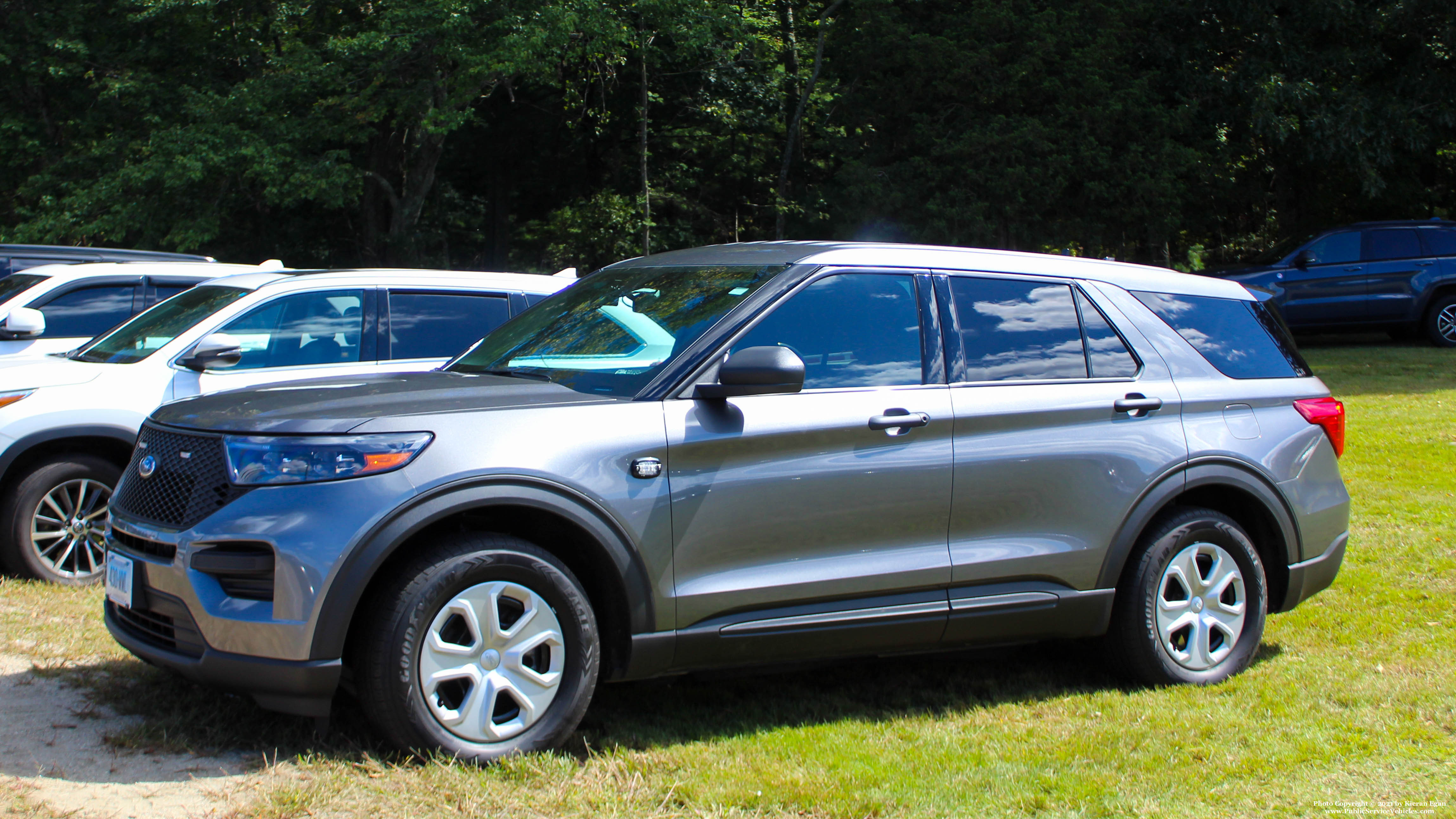 A photo  of Connecticut State Police
            Cruiser 430, a 2020-2021 Ford Police Interceptor Utility             taken by Kieran Egan