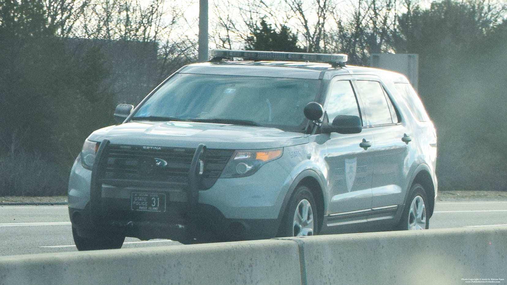 A photo  of Rhode Island State Police
            Cruiser 31, a 2013 Ford Police Interceptor Utility             taken by Kieran Egan