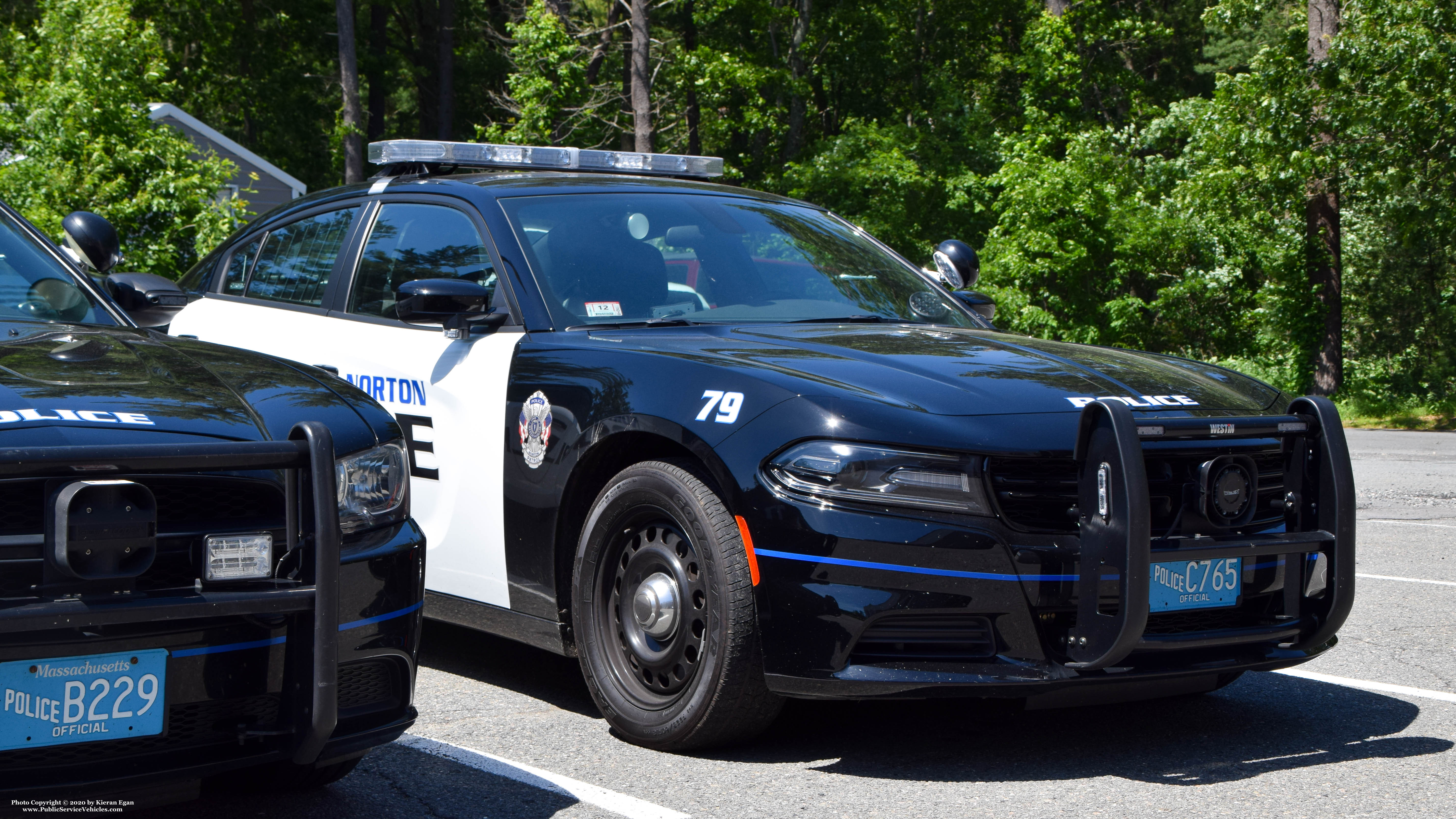 A photo  of Norton Police
            Cruiser 79, a 2018 Dodge Charger             taken by Kieran Egan