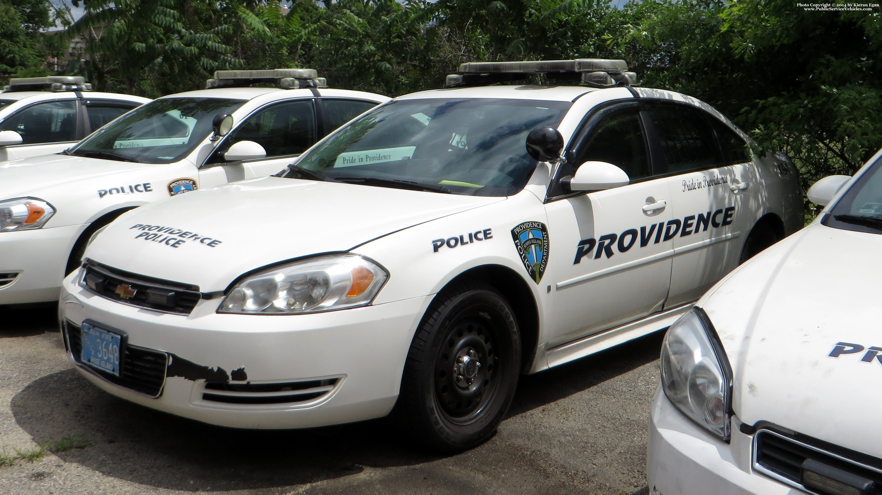 A photo  of Providence Police
            Cruiser 3648, a 2006-2013 Chevrolet Impala             taken by Kieran Egan