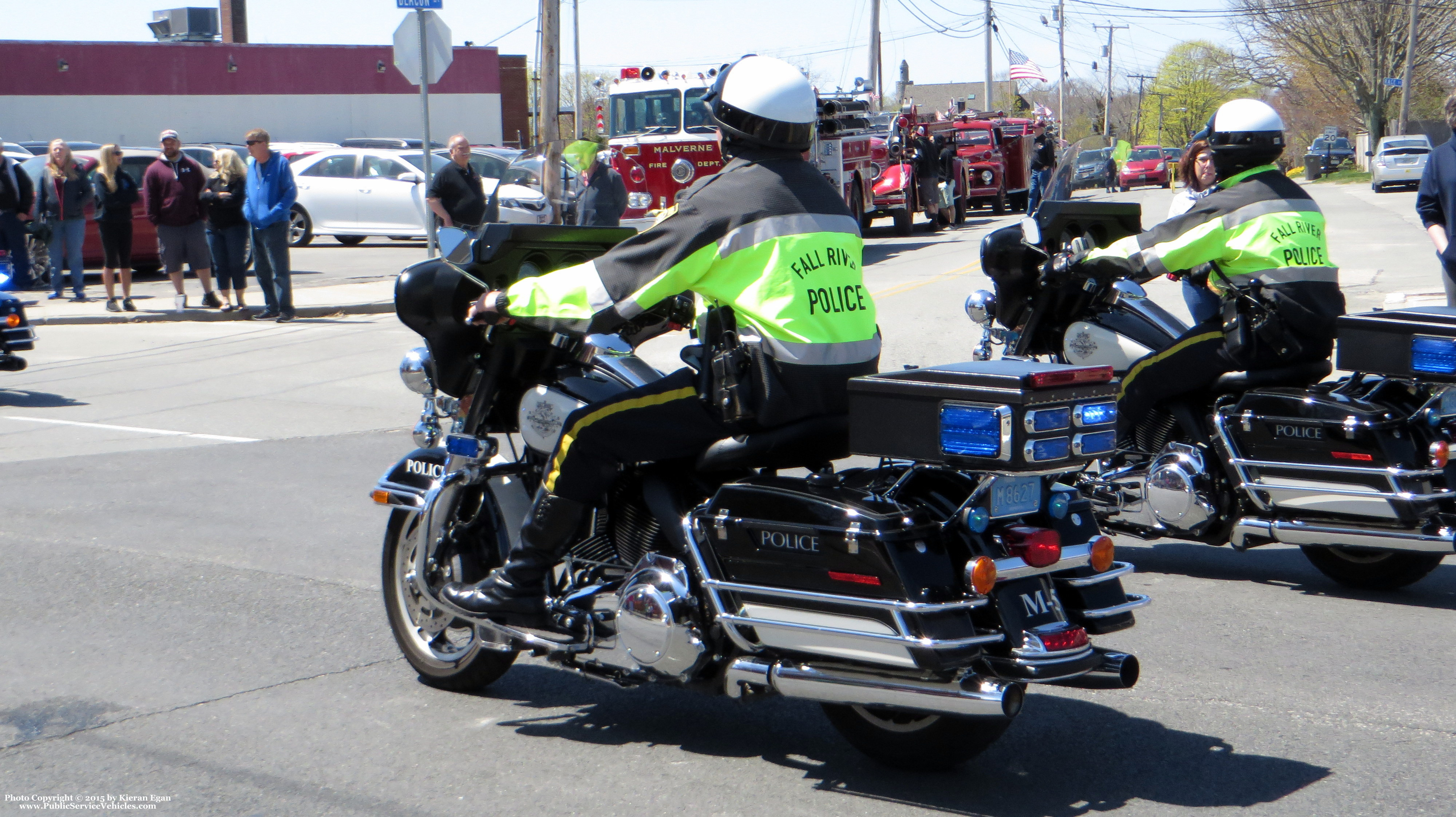 A photo  of Fall River Police
            Motorcycle 5, a 2013 Harley Davidson Electra Glide             taken by Kieran Egan