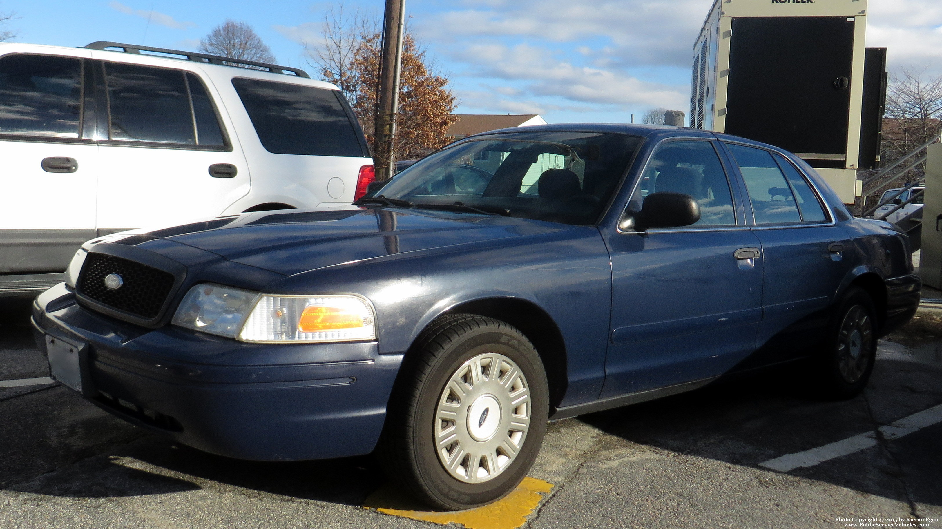 A photo  of North Kingstown Police
            Unmarked Unit, a 2003-2005 Ford Crown Victoria Police Interceptor             taken by Kieran Egan
