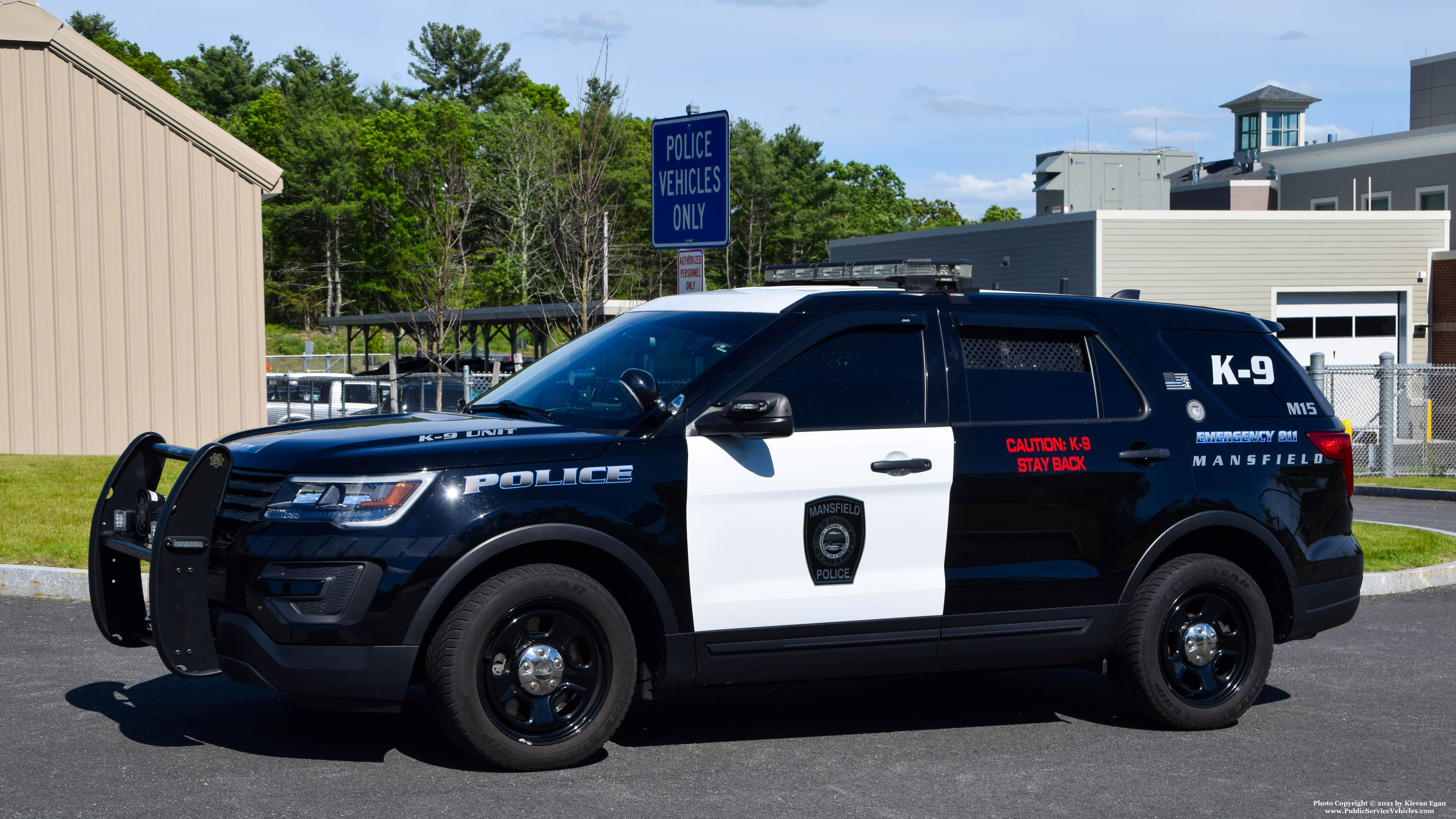 A photo  of Mansfield Police
            M15, a 2018 Ford Police Interceptor Utility             taken by Kieran Egan