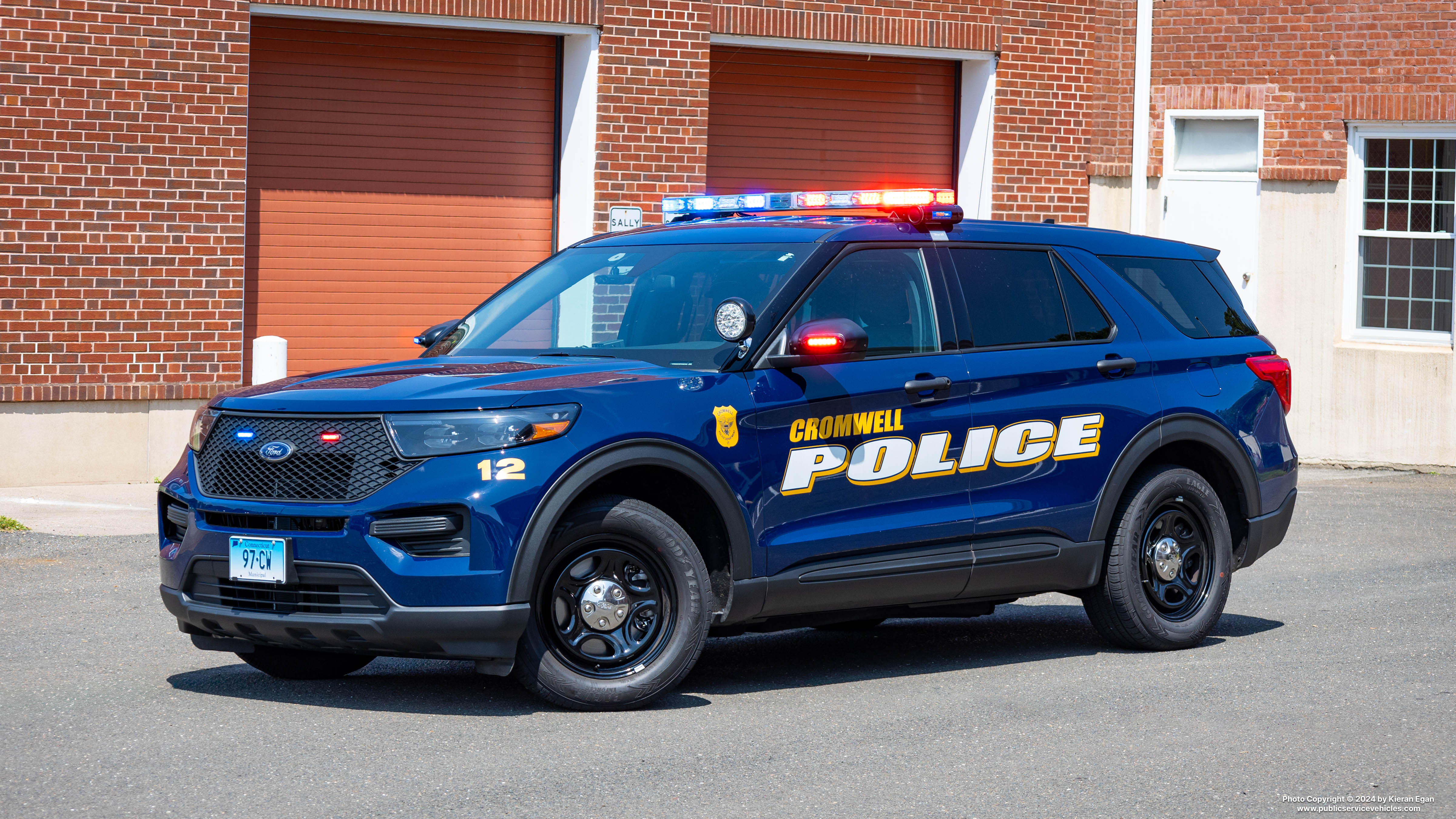 A photo  of Cromwell Police
            Car 12, a 2020-2023 Ford Police Interceptor Utility             taken by Kieran Egan