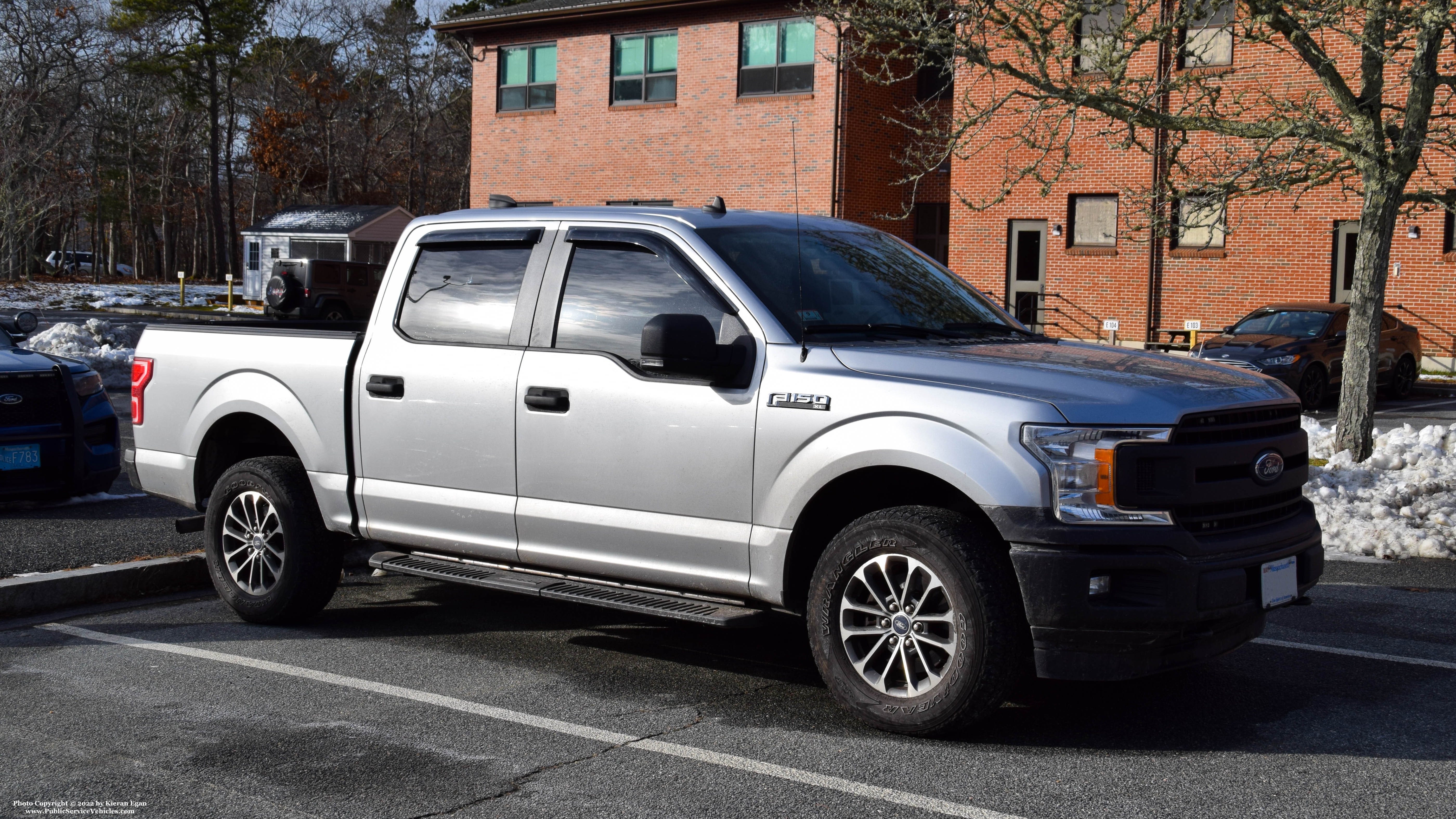 A photo  of Barnstable Police
            E-225, a 2020 Ford F-150 Police Responder             taken by Kieran Egan