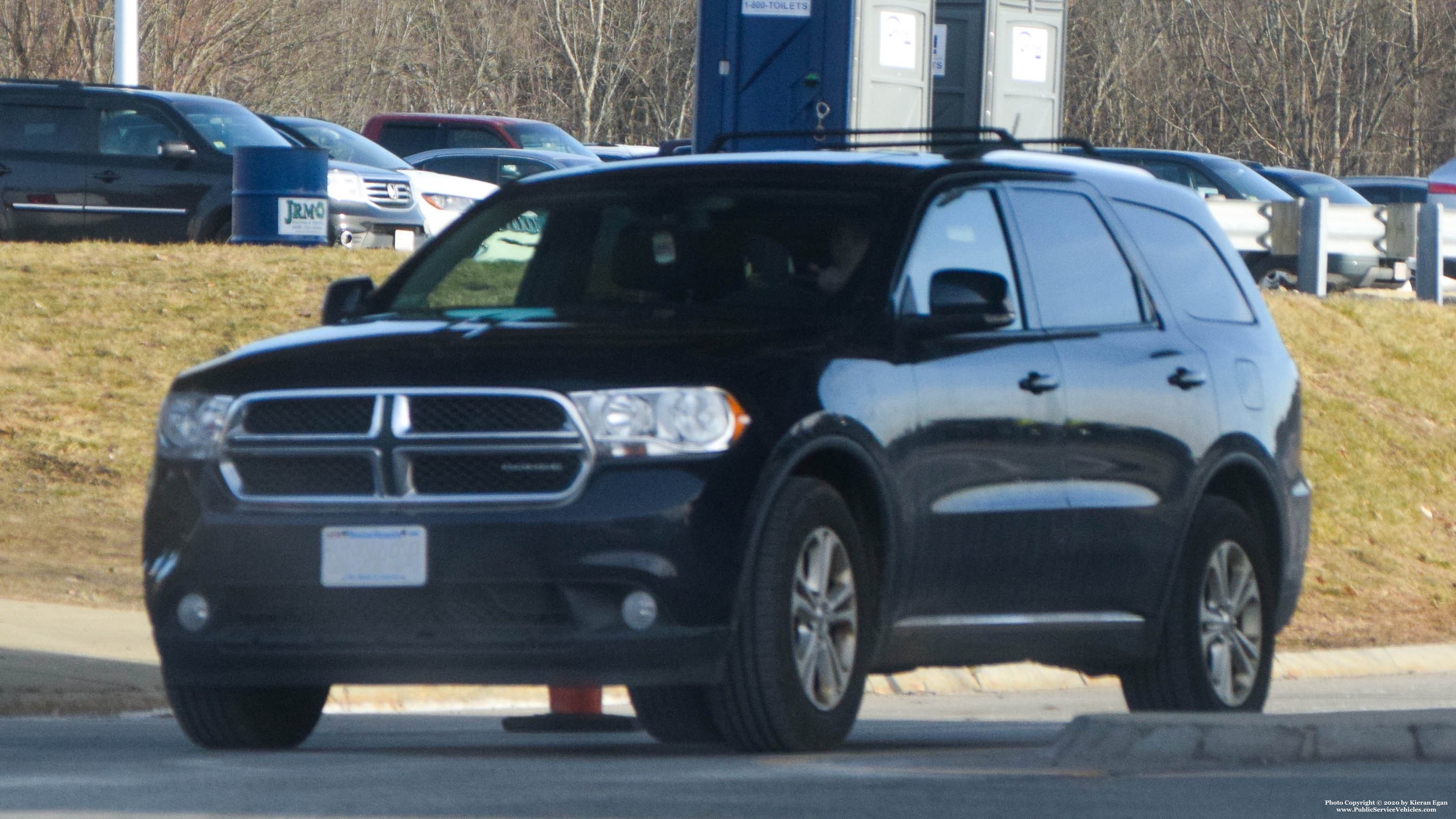 A photo  of Massachusetts State Police
            Unmarked Unit, a 2011-2019 Dodge Durango             taken by Kieran Egan