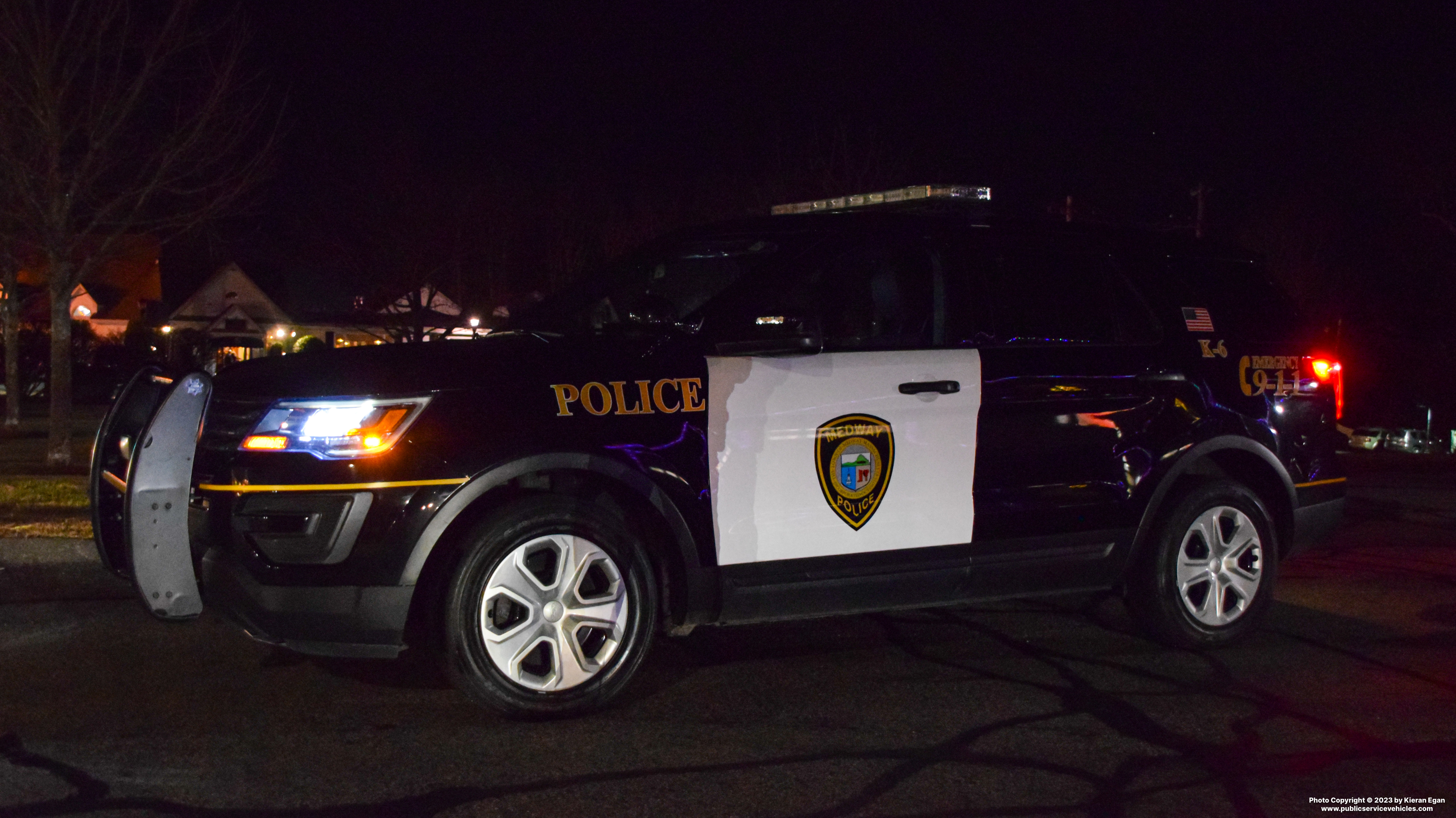 A photo  of Medway Police
            Cruiser K-6, a 2017 Ford Police Interceptor Utility             taken by Kieran Egan