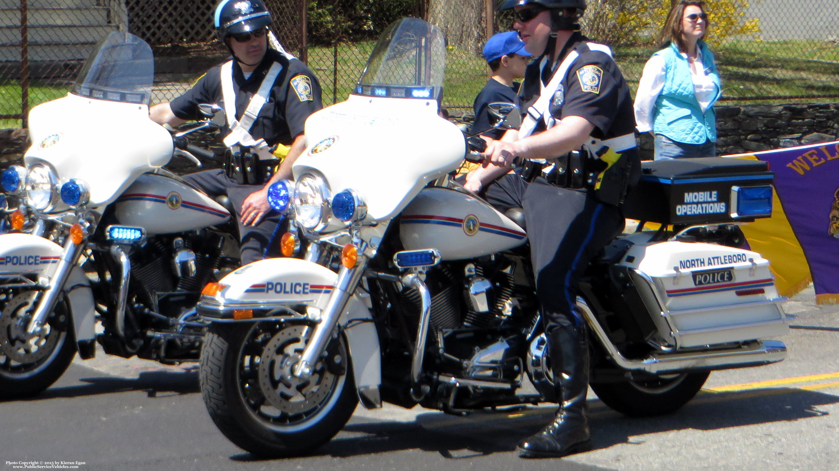 A photo  of North Attleborough Police
            Motorcycle, a 2008 Harley Davidson Electra Glide             taken by Kieran Egan