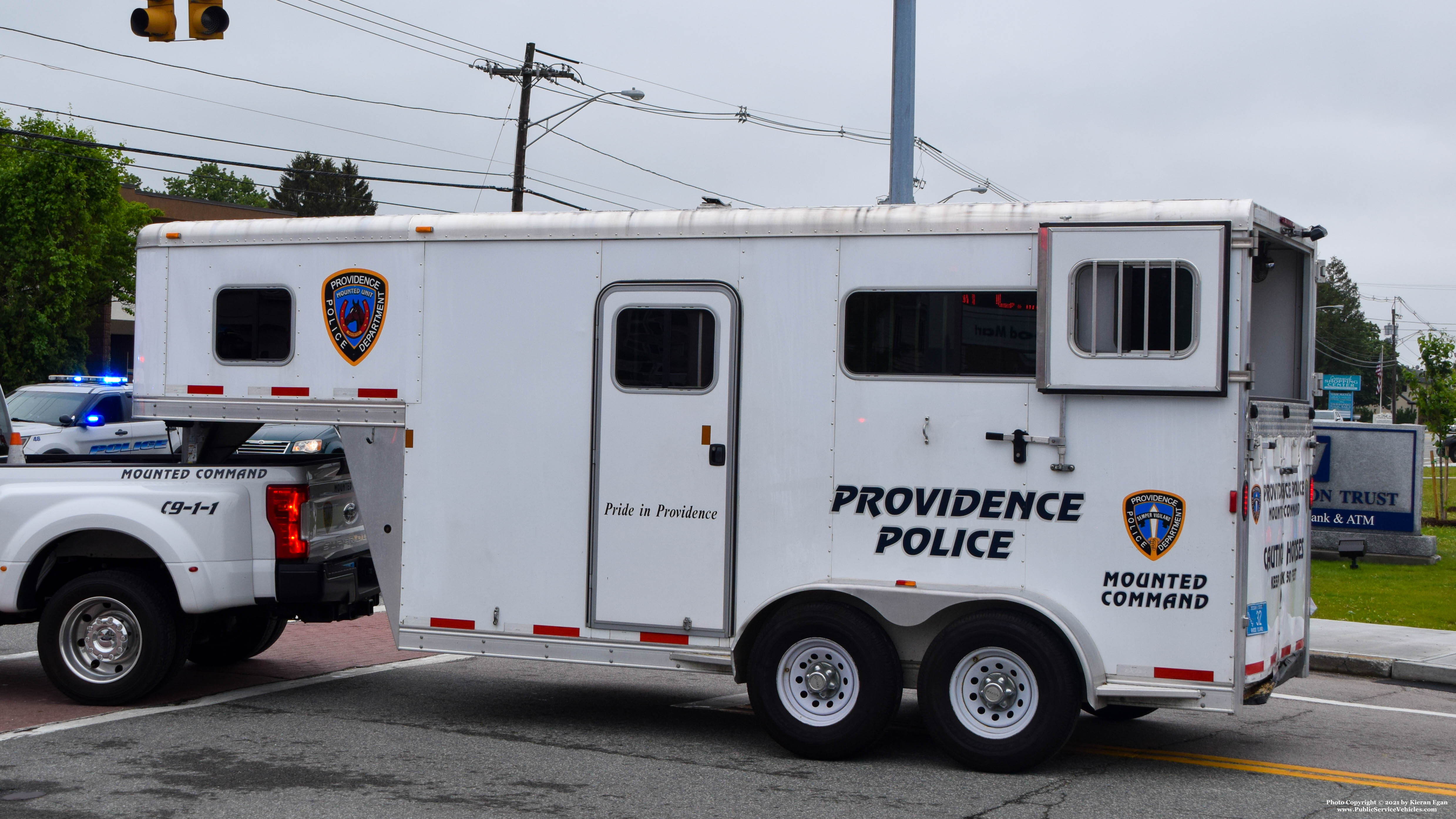 A photo  of Providence Police
            Trailer 32, a 2015-2021 Horse Trailer             taken by Kieran Egan