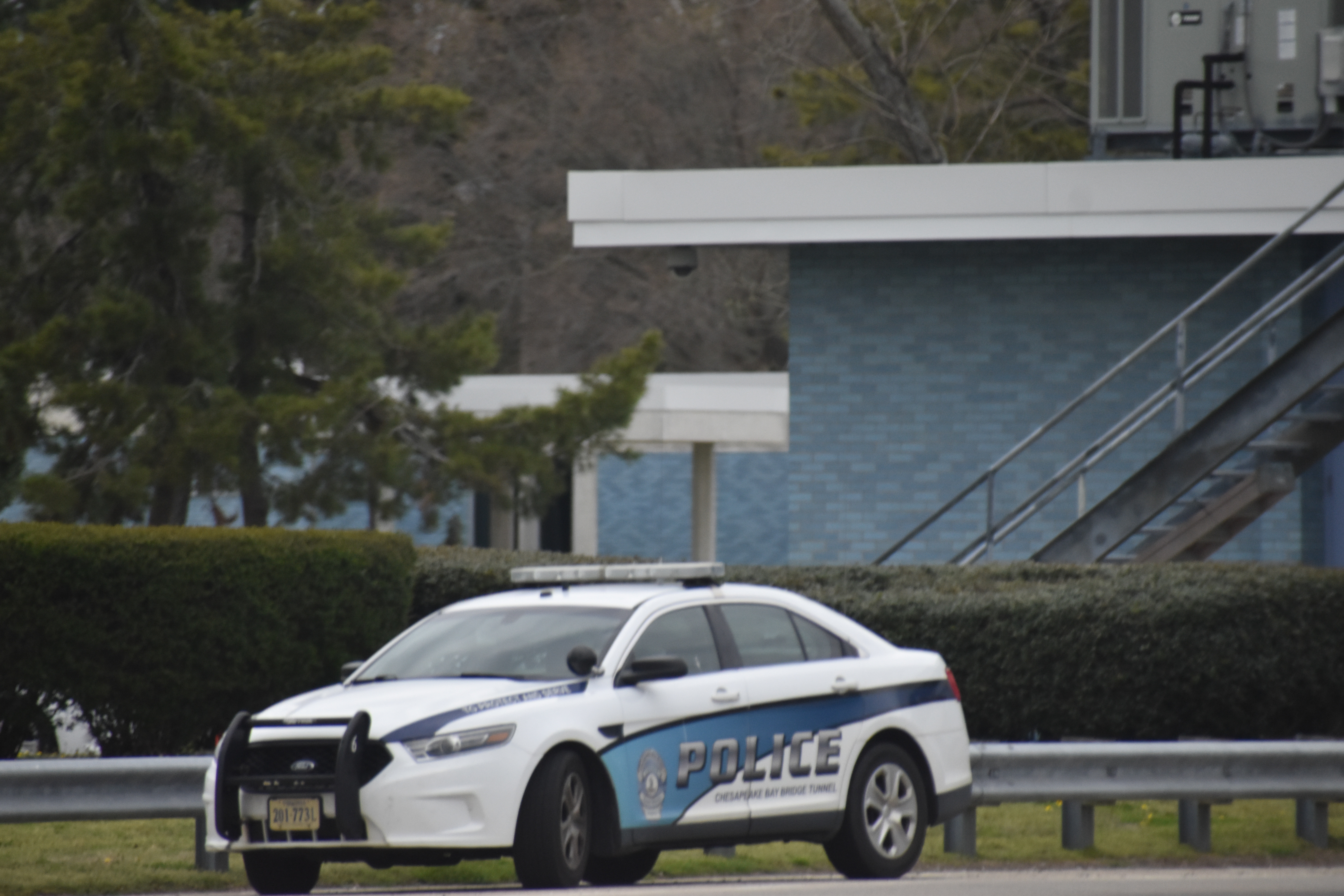 A photo  of Chesapeake Bay Bridge Tunnel Police
            Patrol Unit, a 2017 Ford Police Interceptor Sedan             taken by Luke Tougas