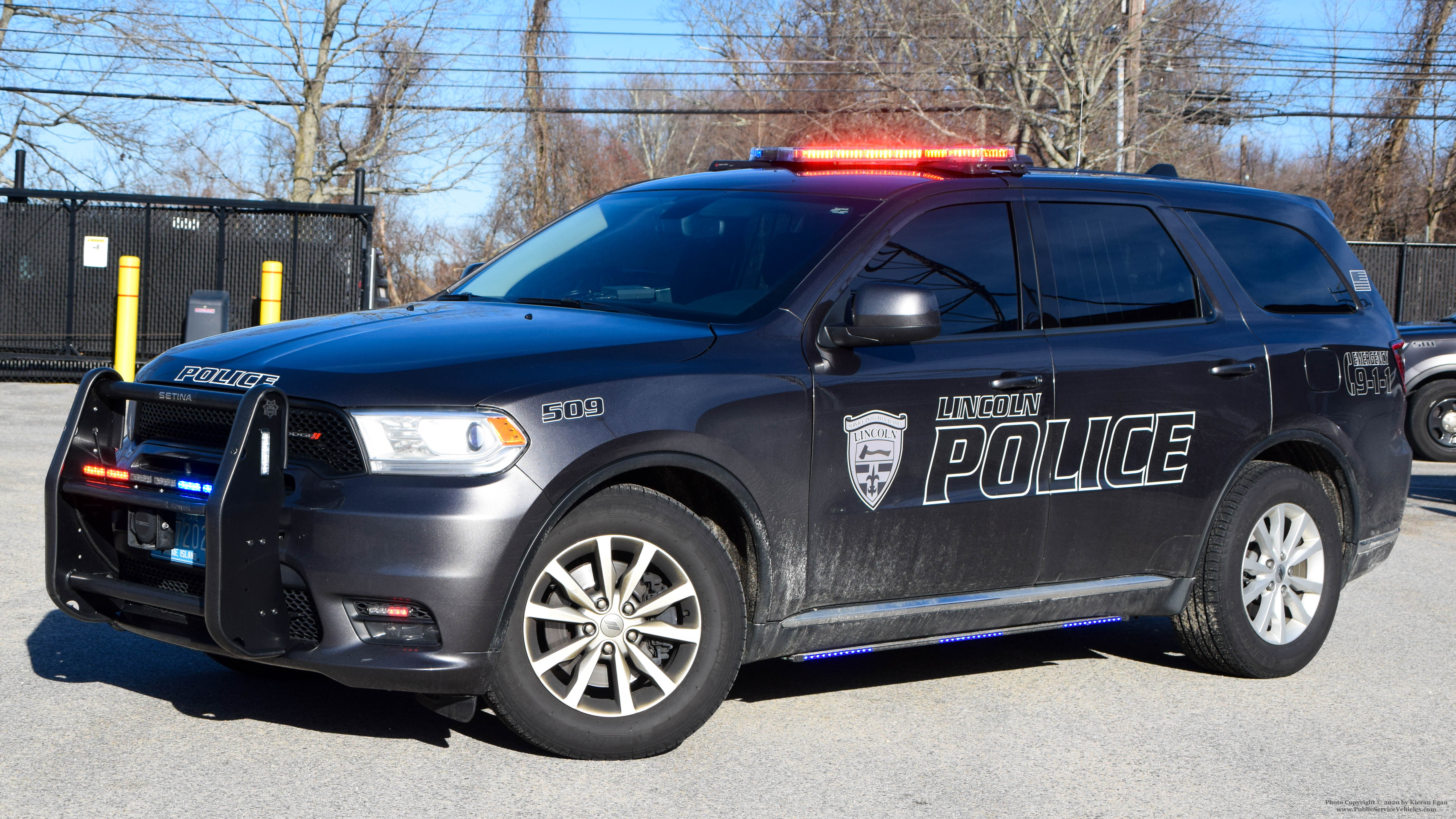A photo  of Lincoln Police
            Cruiser 509, a 2019 Dodge Durango             taken by Kieran Egan