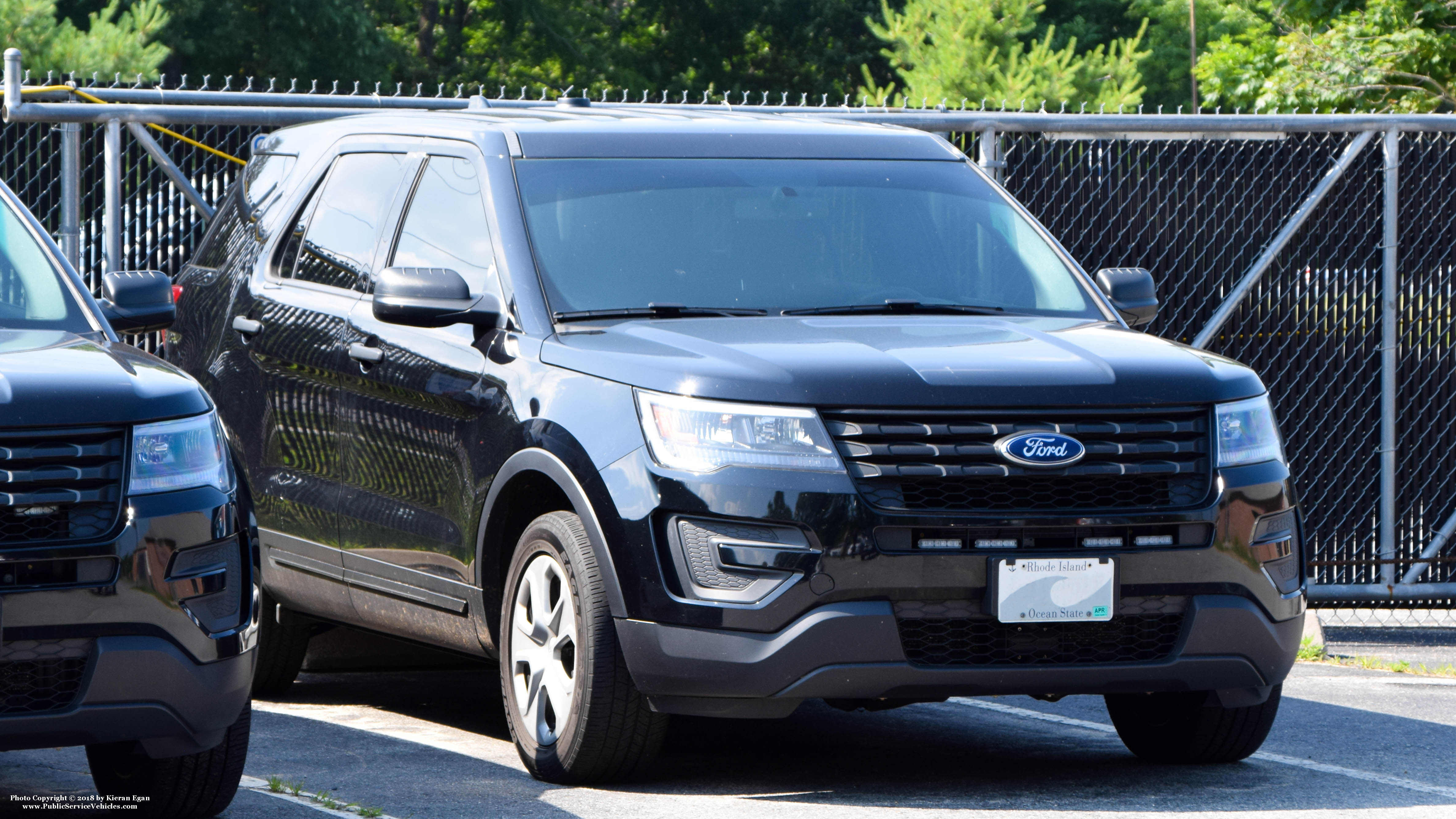 A photo  of Burrillville Police
            Cruiser 1972, a 2018 Ford Police Interceptor Utility             taken by Kieran Egan