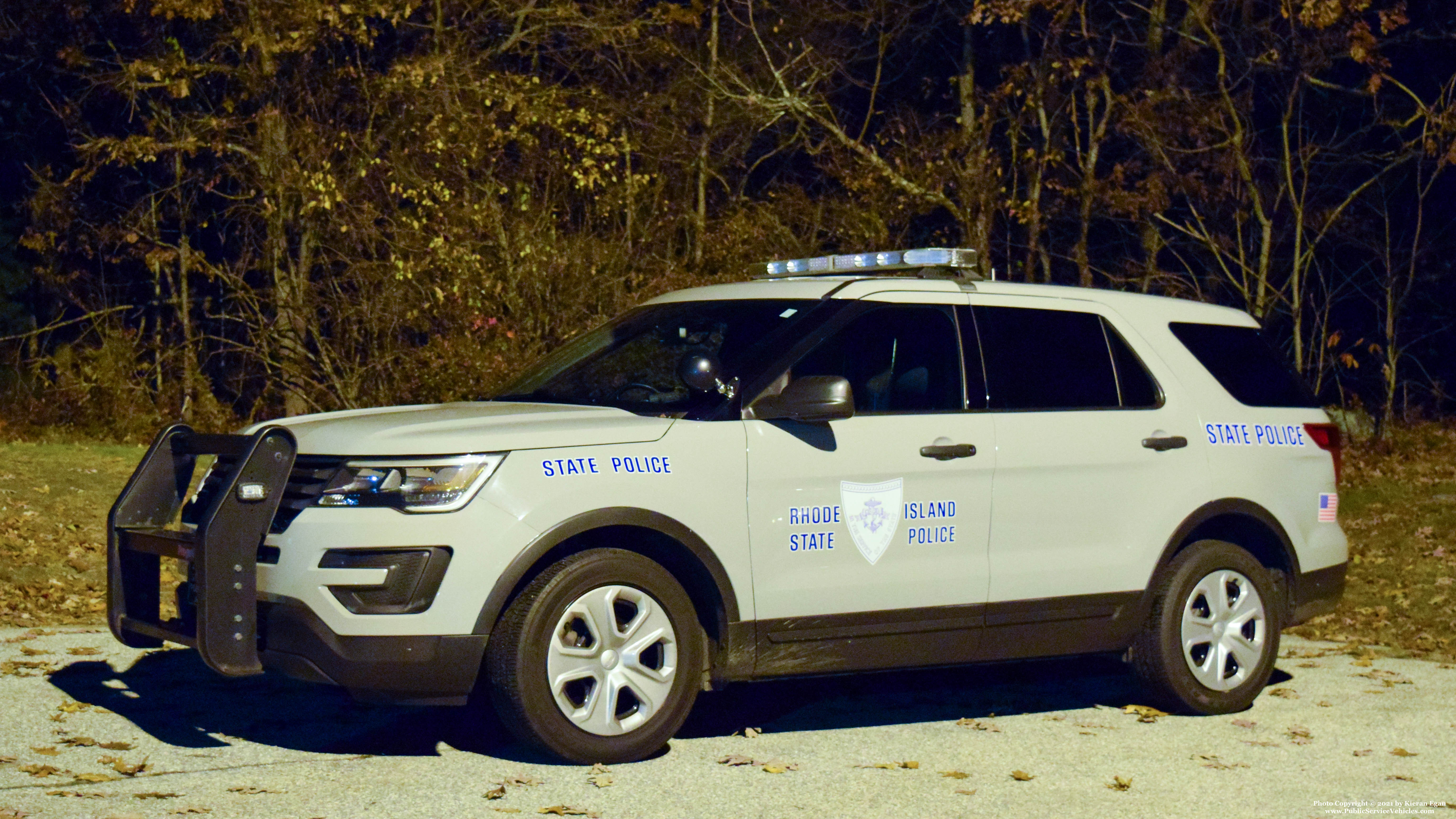 A photo  of Rhode Island State Police
            Cruiser 163, a 2018 Ford Police Interceptor Utility             taken by Kieran Egan