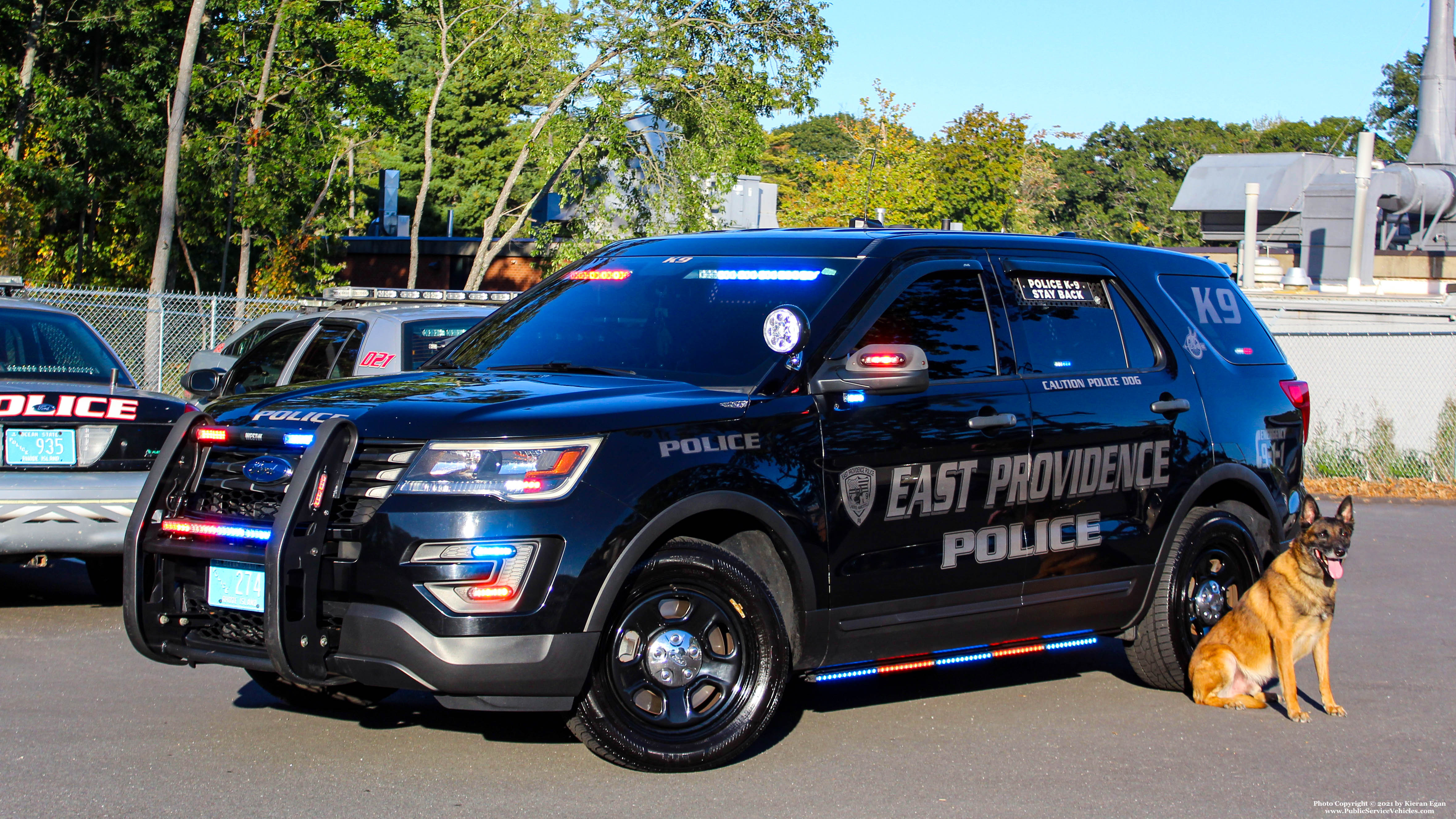 A photo  of East Providence Police
            Car [2]34, a 2017 Ford Police Interceptor Utility             taken by Kieran Egan