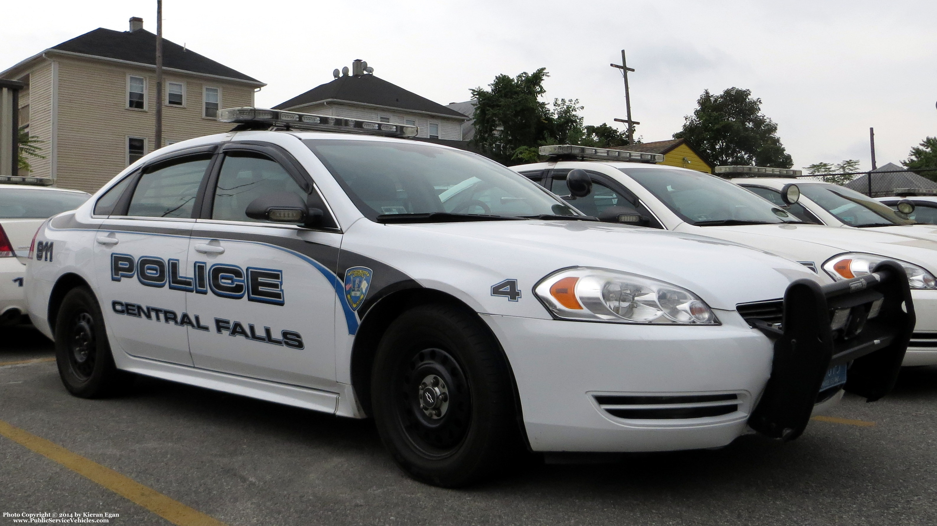A photo  of Central Falls Police
            Patrol Car 4, a 2014 Chevrolet Impala             taken by Kieran Egan