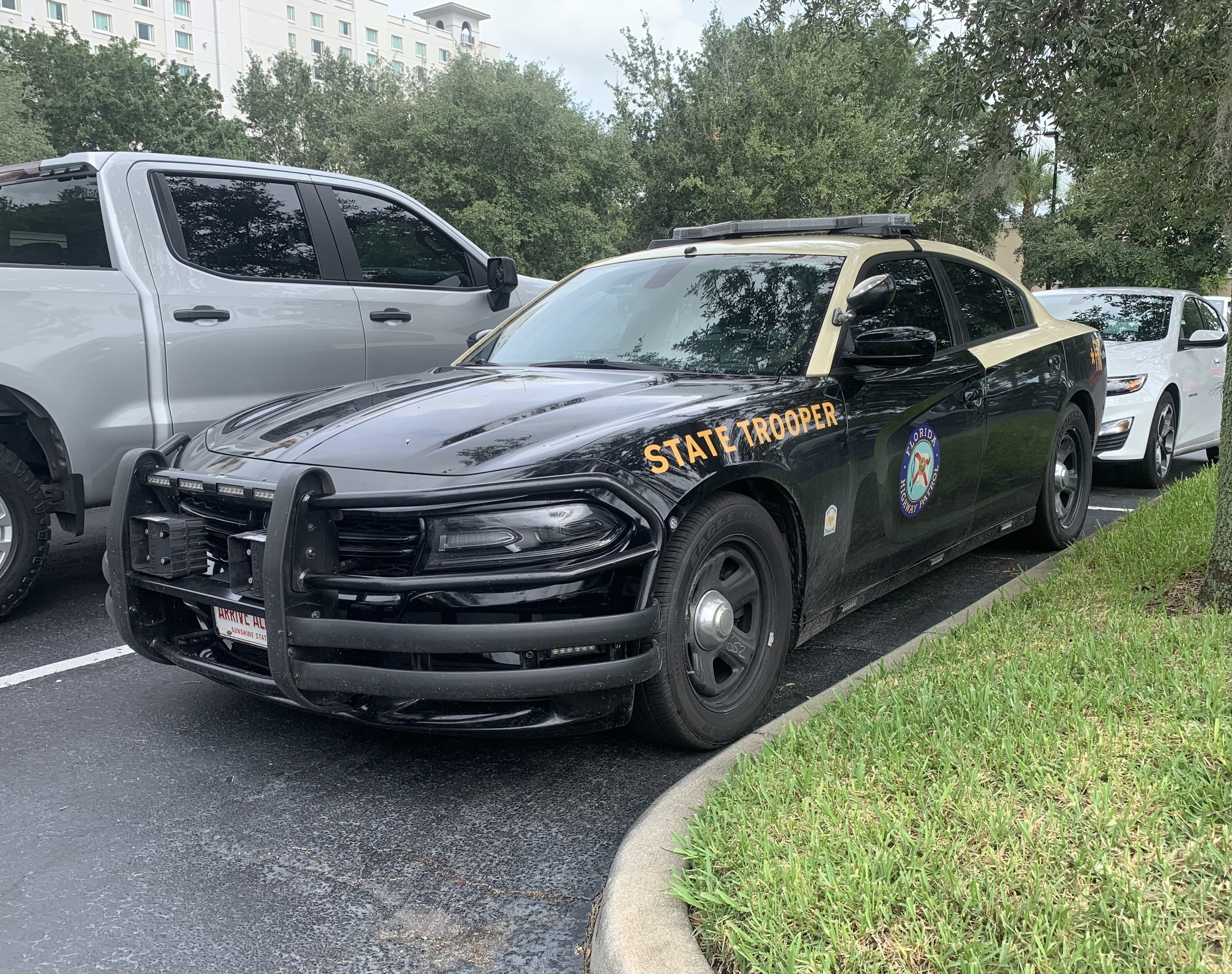 A photo  of Florida Highway Patrol
            Cruiser 0161, a 2015-2019 Dodge Charger             taken by Dan Gederman
