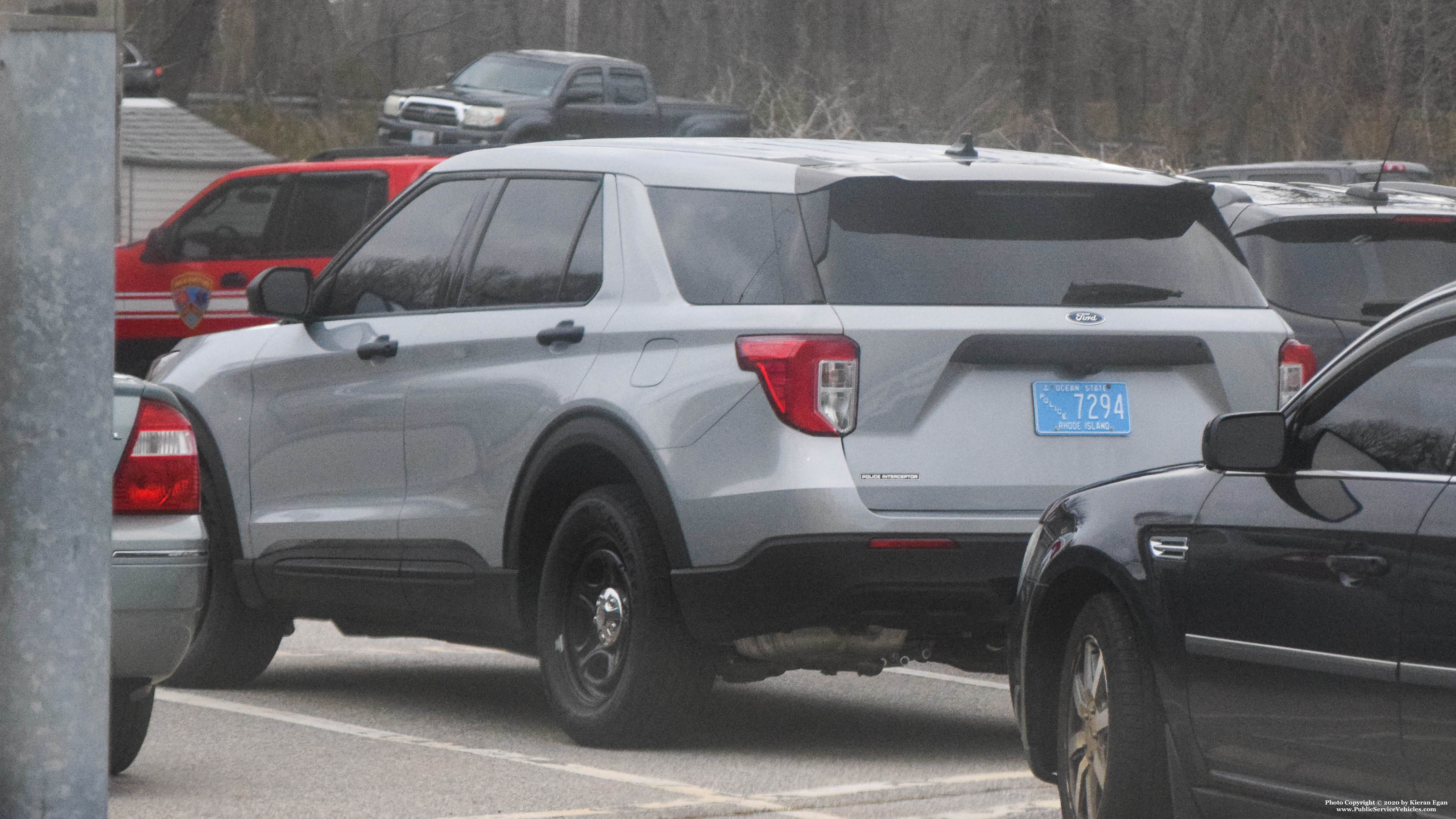 A photo  of North Kingstown Police
            Unmarked Unit, a 2020 Ford Police Interceptor Utility             taken by Kieran Egan