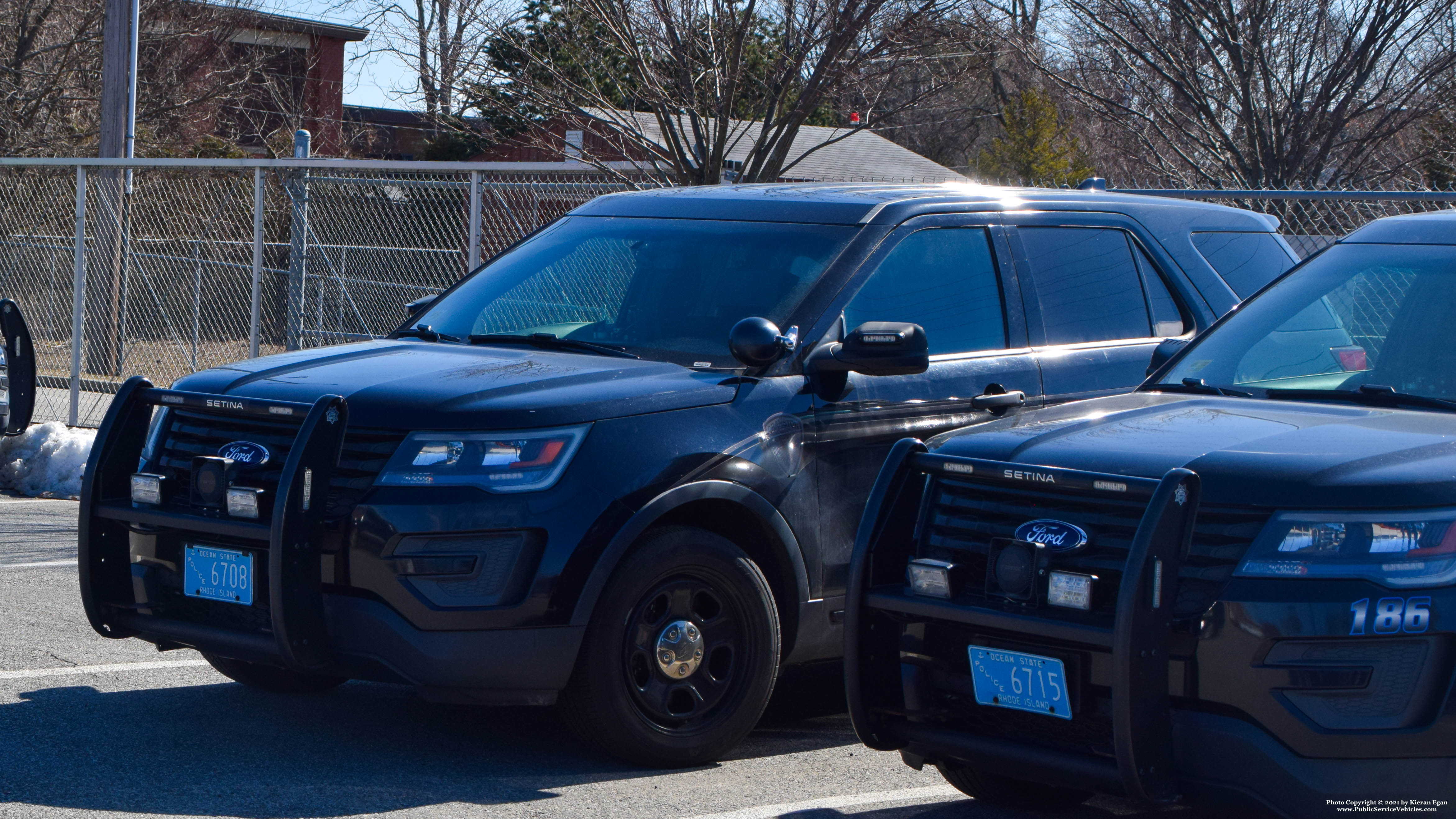 A photo  of Cranston Police
            Cruiser 185, a 2016 Ford Police Interceptor Utility             taken by Kieran Egan