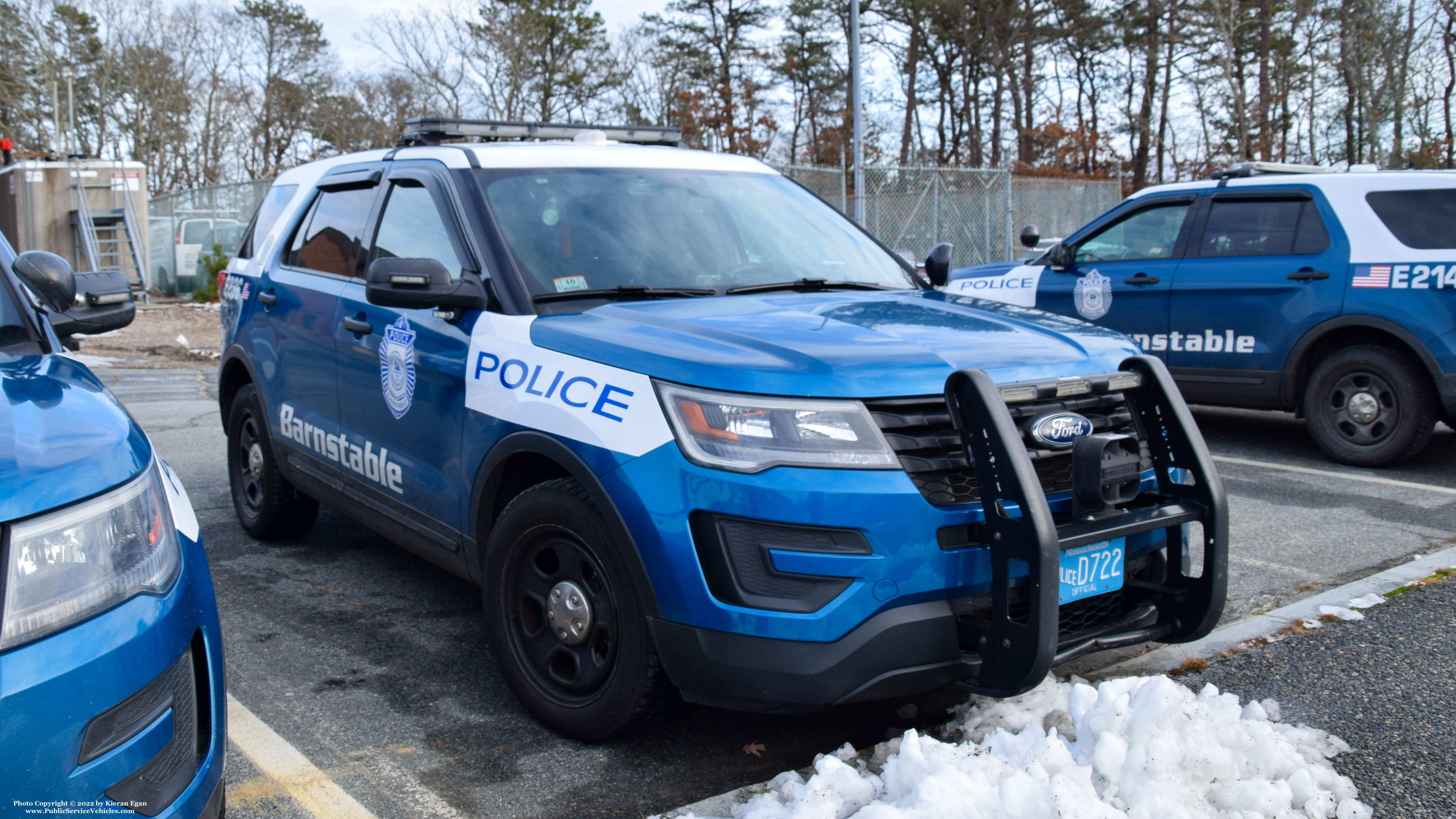 A photo  of Barnstable Police
            E-236, a 2018 Ford Police Interceptor Utility             taken by Kieran Egan