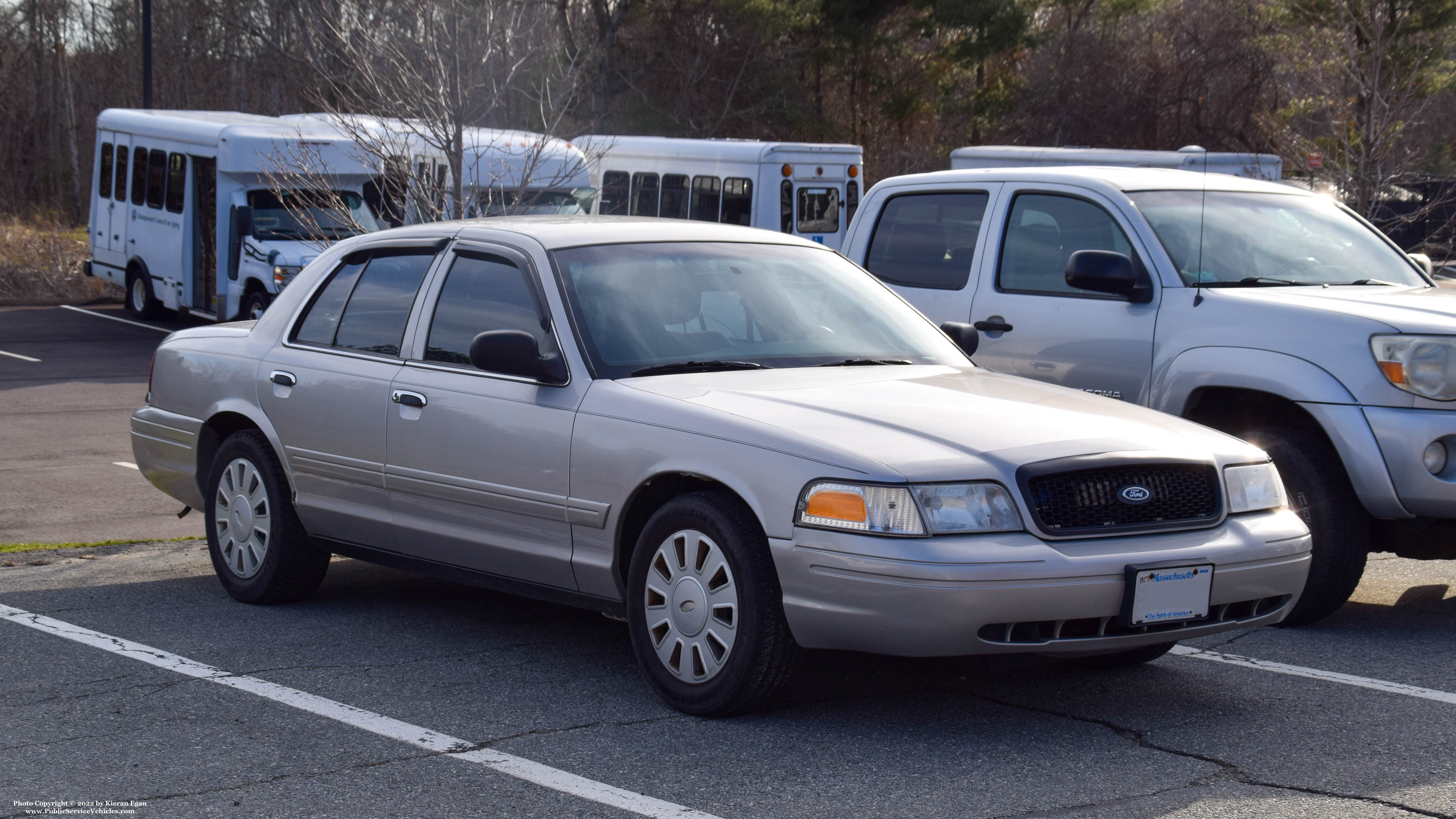A photo  of Mattapoisett Police
            Unmarked Unit, a 2006-2011 Ford Crown Victoria Police Interceptor             taken by Kieran Egan