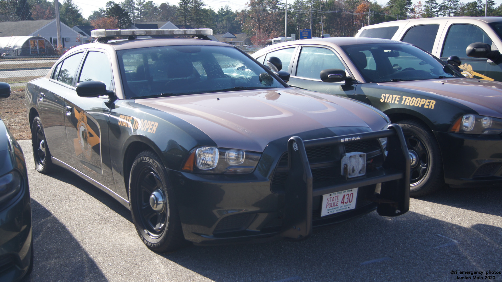 A photo  of New Hampshire State Police
            Cruiser 430, a 2011-2014 Dodge Charger             taken by Jamian Malo