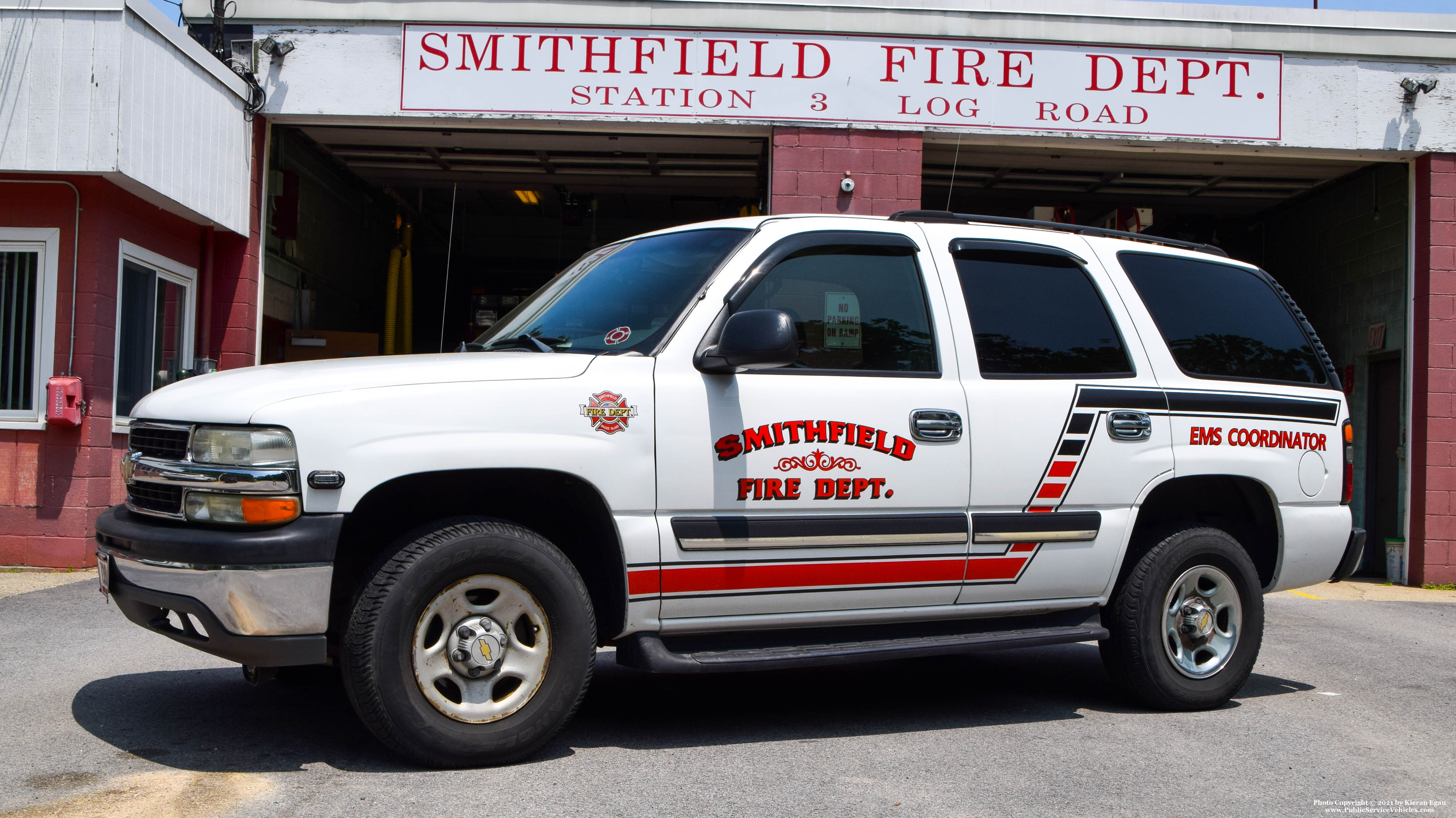 A photo  of Smithfield Fire
            EMS 1, a 2005 Chevrolet Tahoe             taken by Kieran Egan