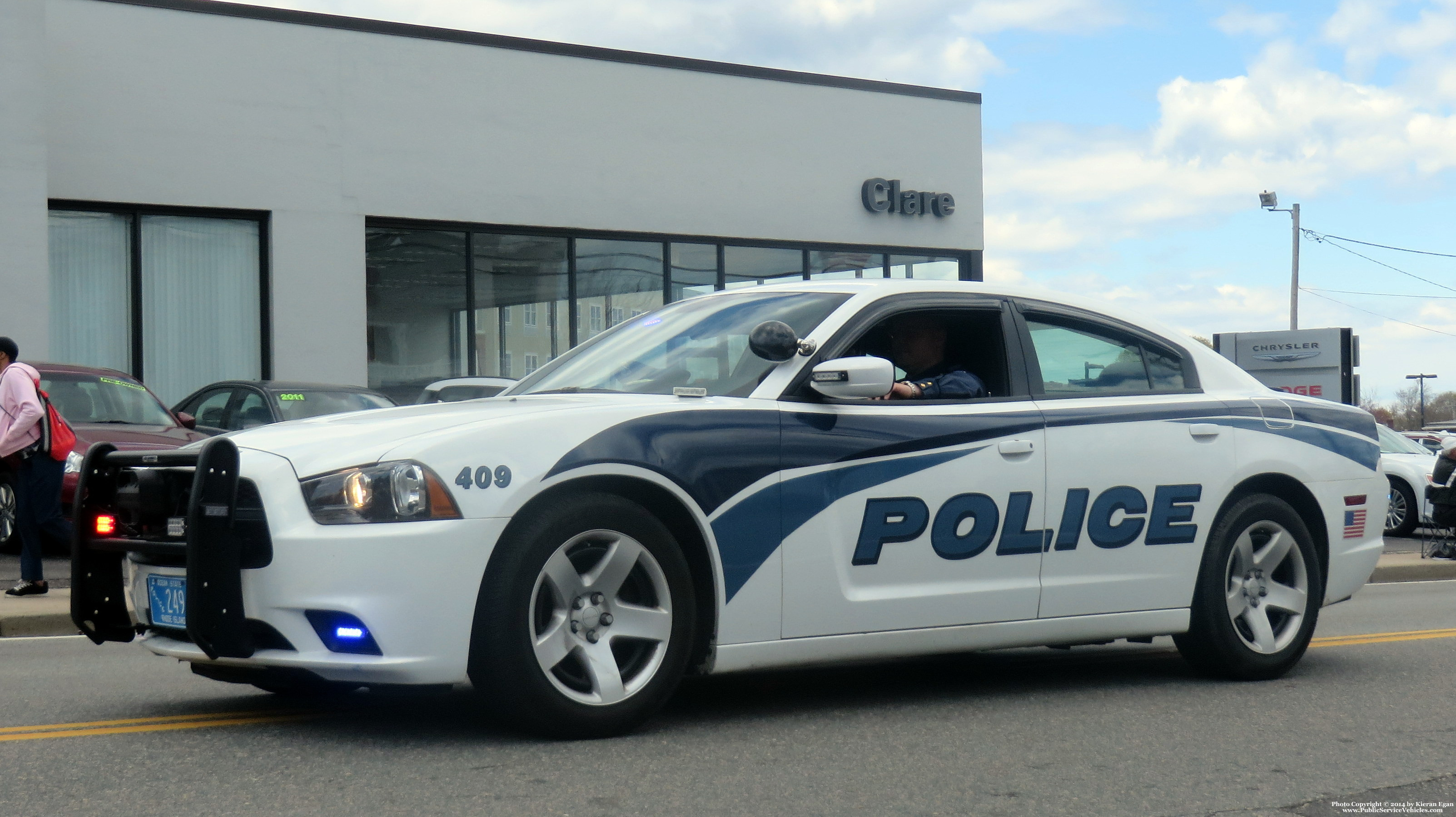 A photo  of South Kingstown Police
            Cruiser 409, a 2011-2014 Dodge Charger             taken by Kieran Egan