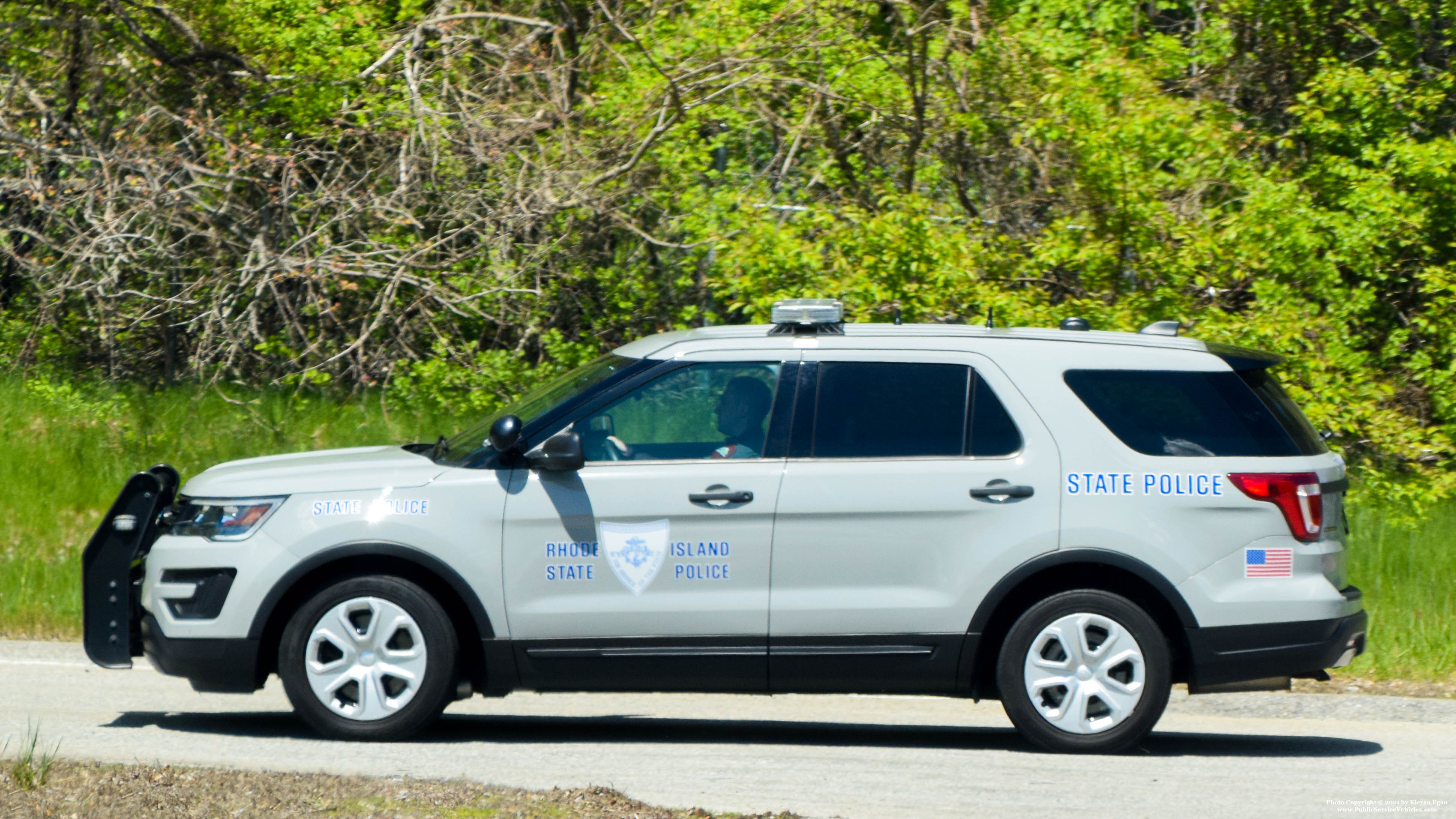 A photo  of Rhode Island State Police
            Cruiser 254, a 2018 Ford Police Interceptor Utility             taken by Kieran Egan