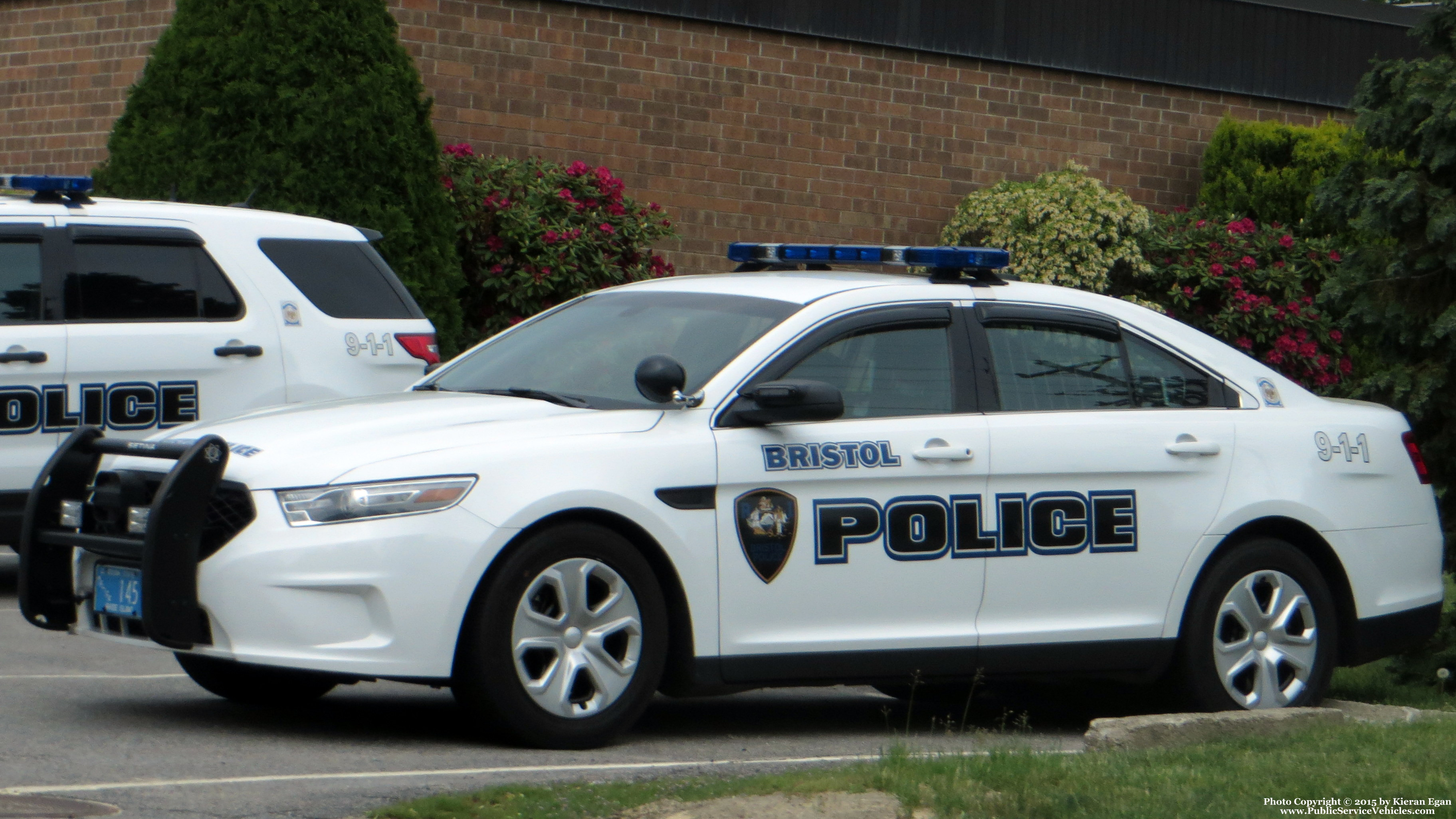 A photo  of Bristol Police
            Cruiser 145, a 2014 Ford Police Interceptor Sedan             taken by Kieran Egan