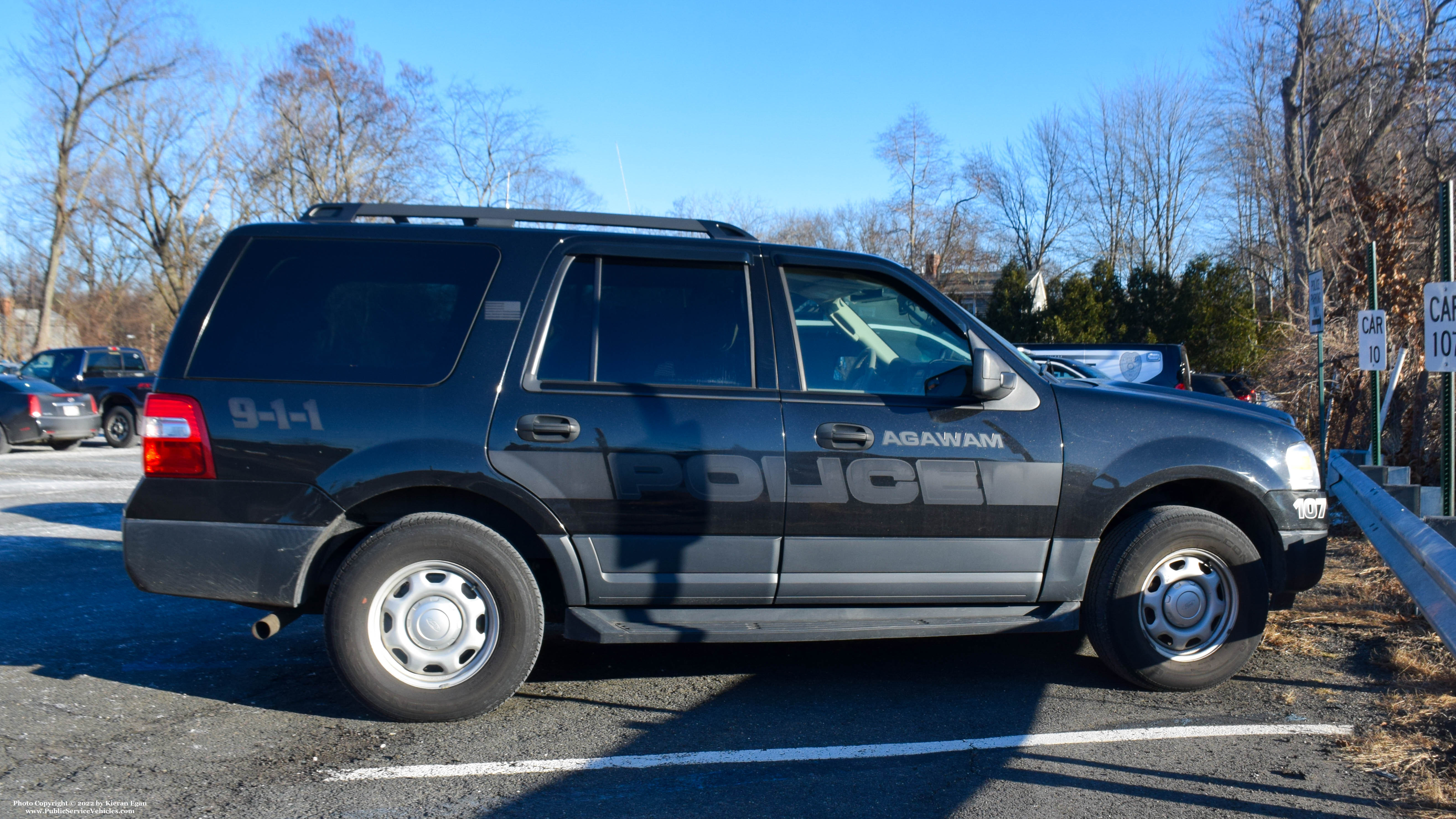 A photo  of Agawam Police
            Cruiser 107, a 2007-2019 Ford Expedition             taken by Kieran Egan