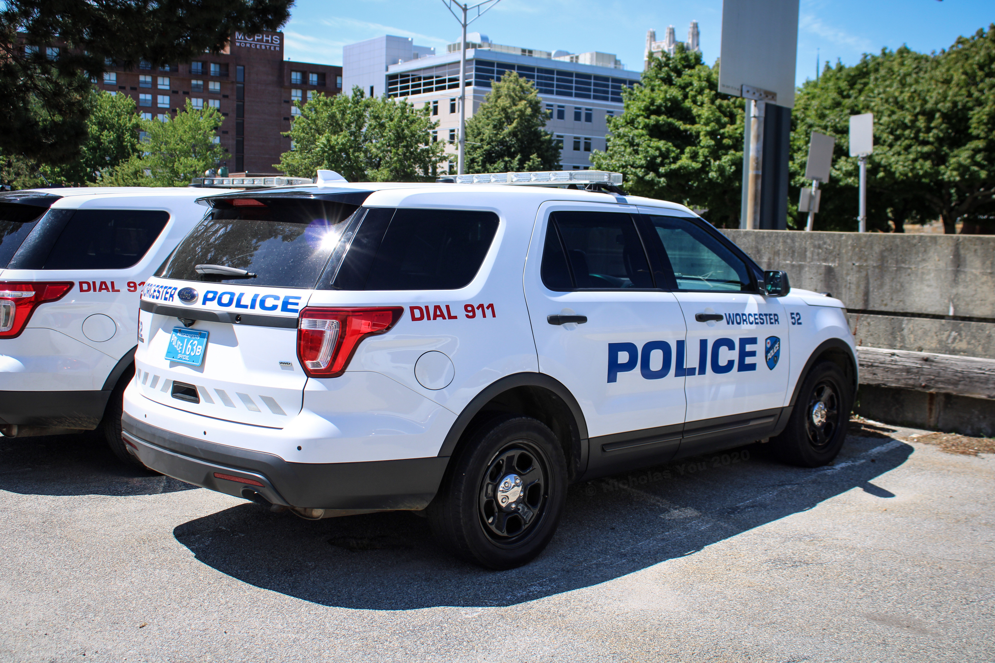 A photo  of Worcester Police
            Cruiser 52, a 2016 Ford Police Interceptor Utility             taken by Nicholas You