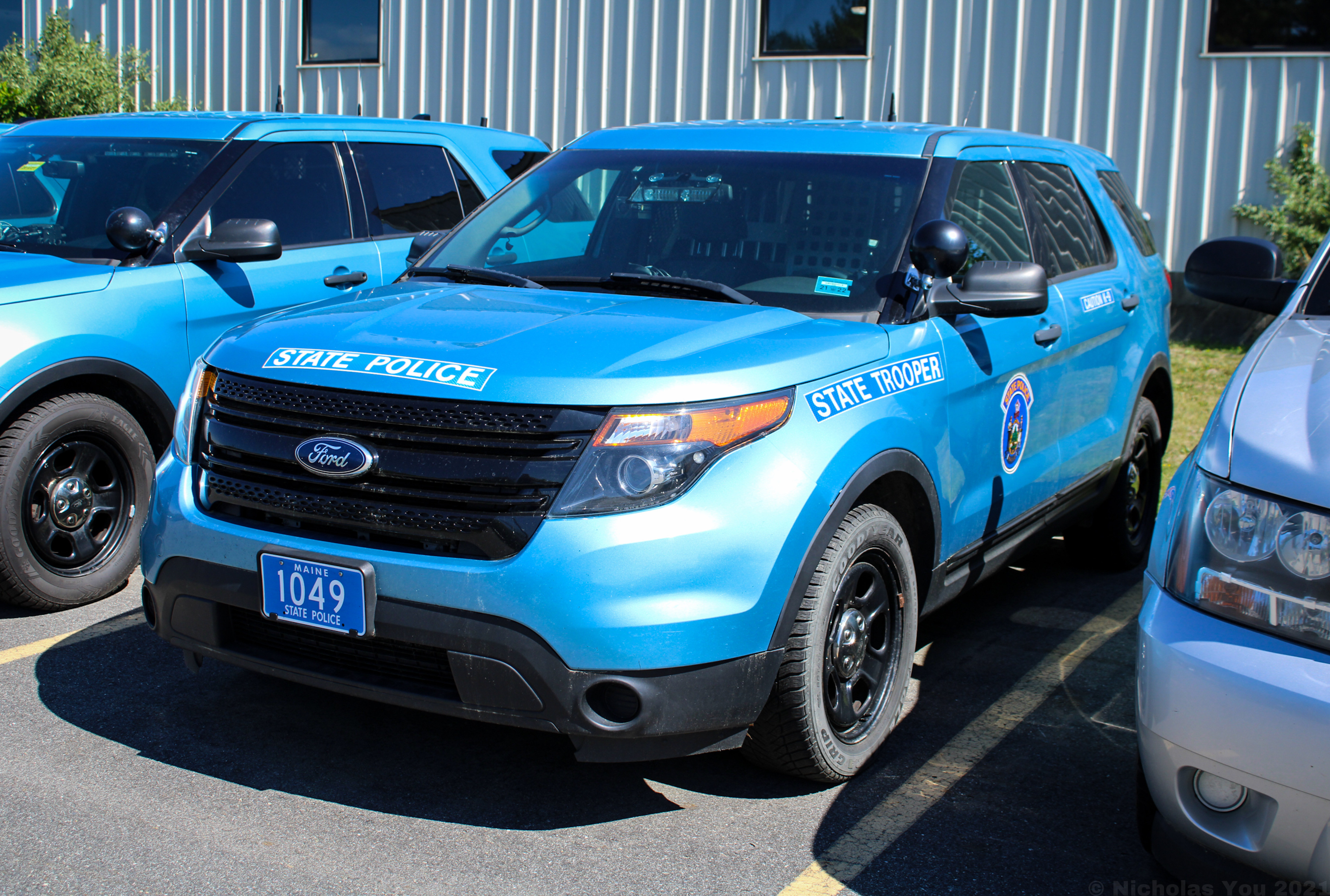 A photo  of Maine State Police
            Cruiser 1049, a 2013-2015 Ford Police Interceptor Utility             taken by Nicholas You