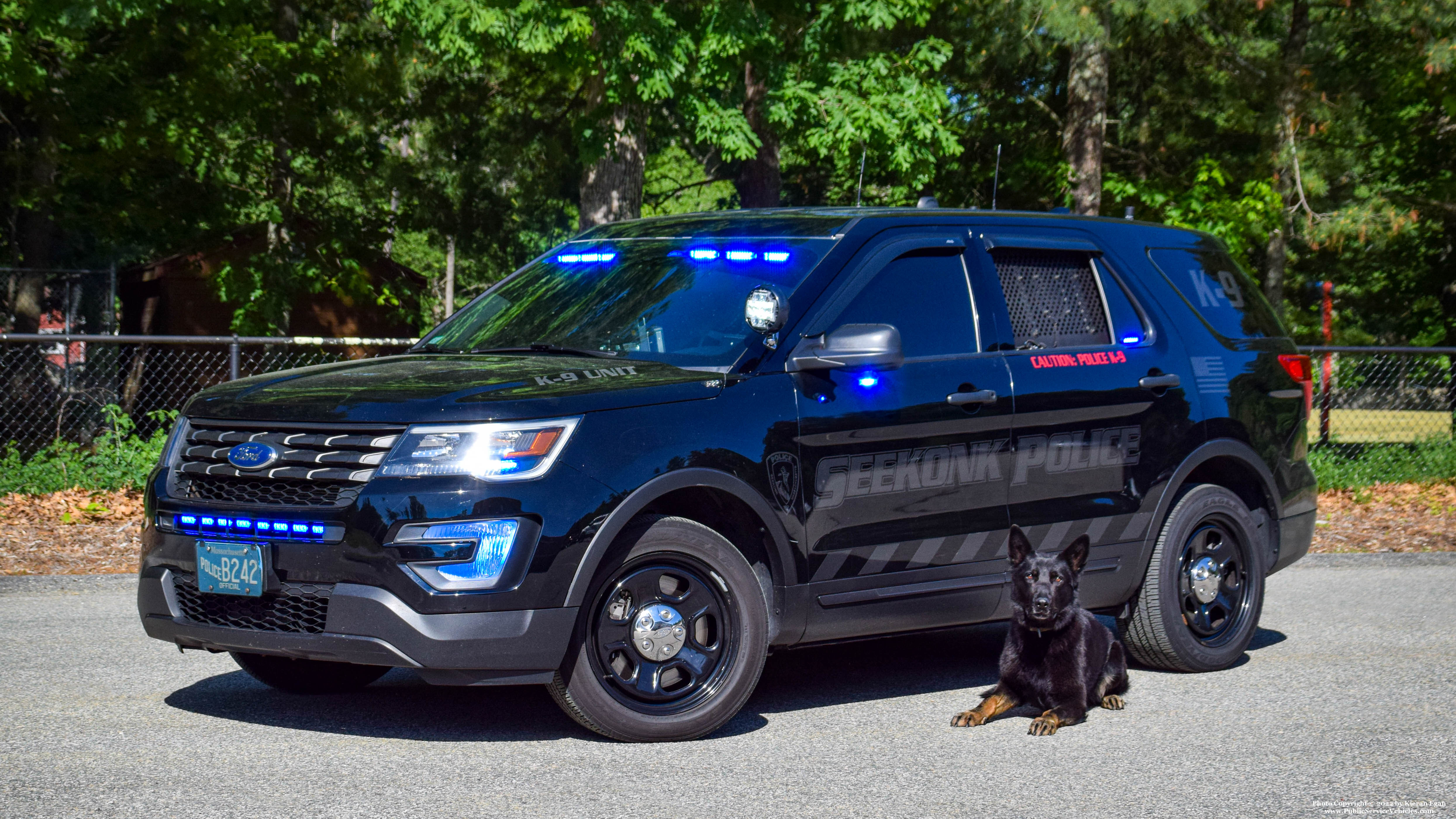 A photo  of Seekonk Police
            K9-1, a 2017 Ford Police Interceptor Utility             taken by Kieran Egan