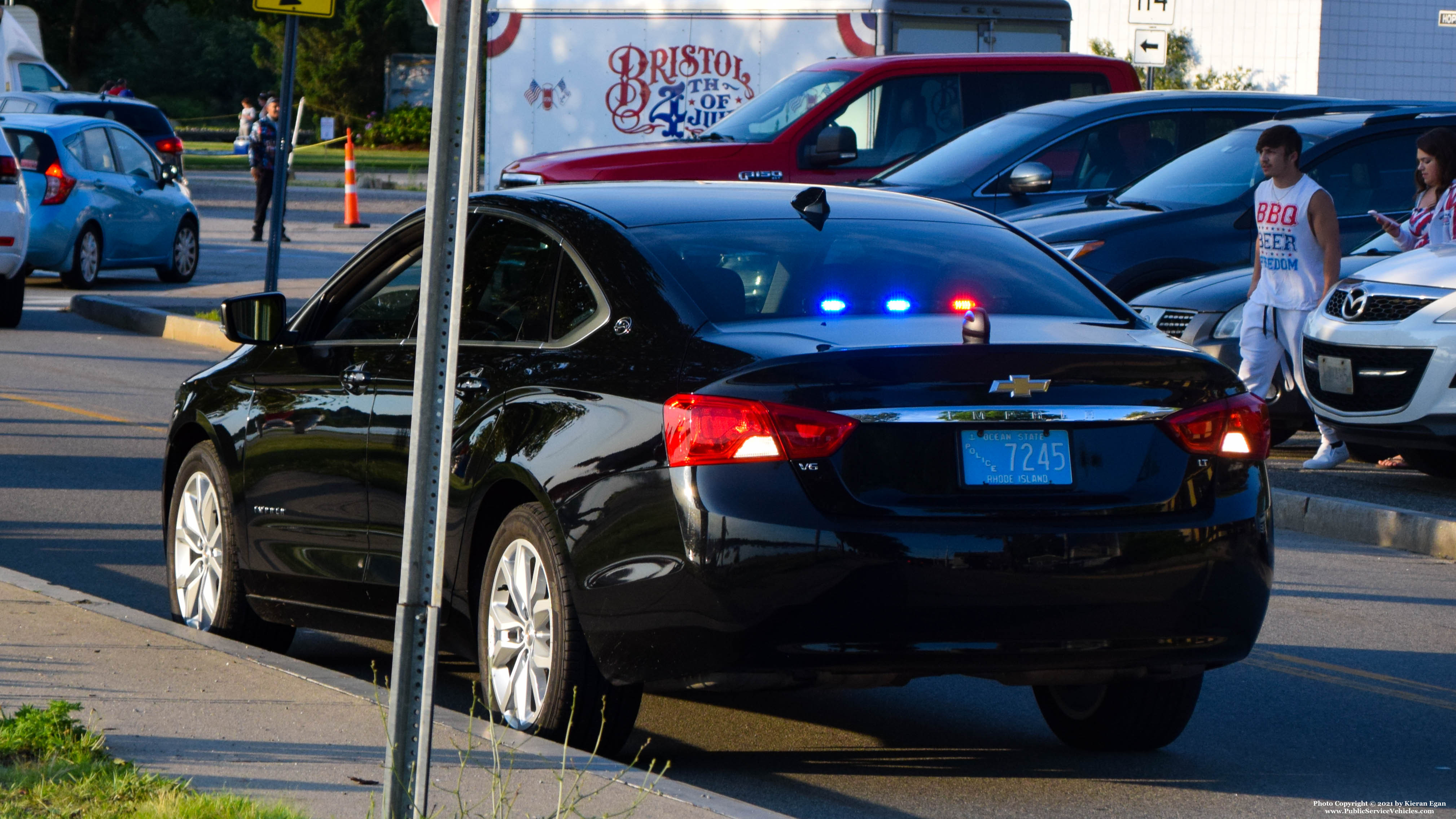 A photo  of Bristol Police
            Cruiser 7245, a 2014-2020 Chevrolet Impala             taken by Kieran Egan