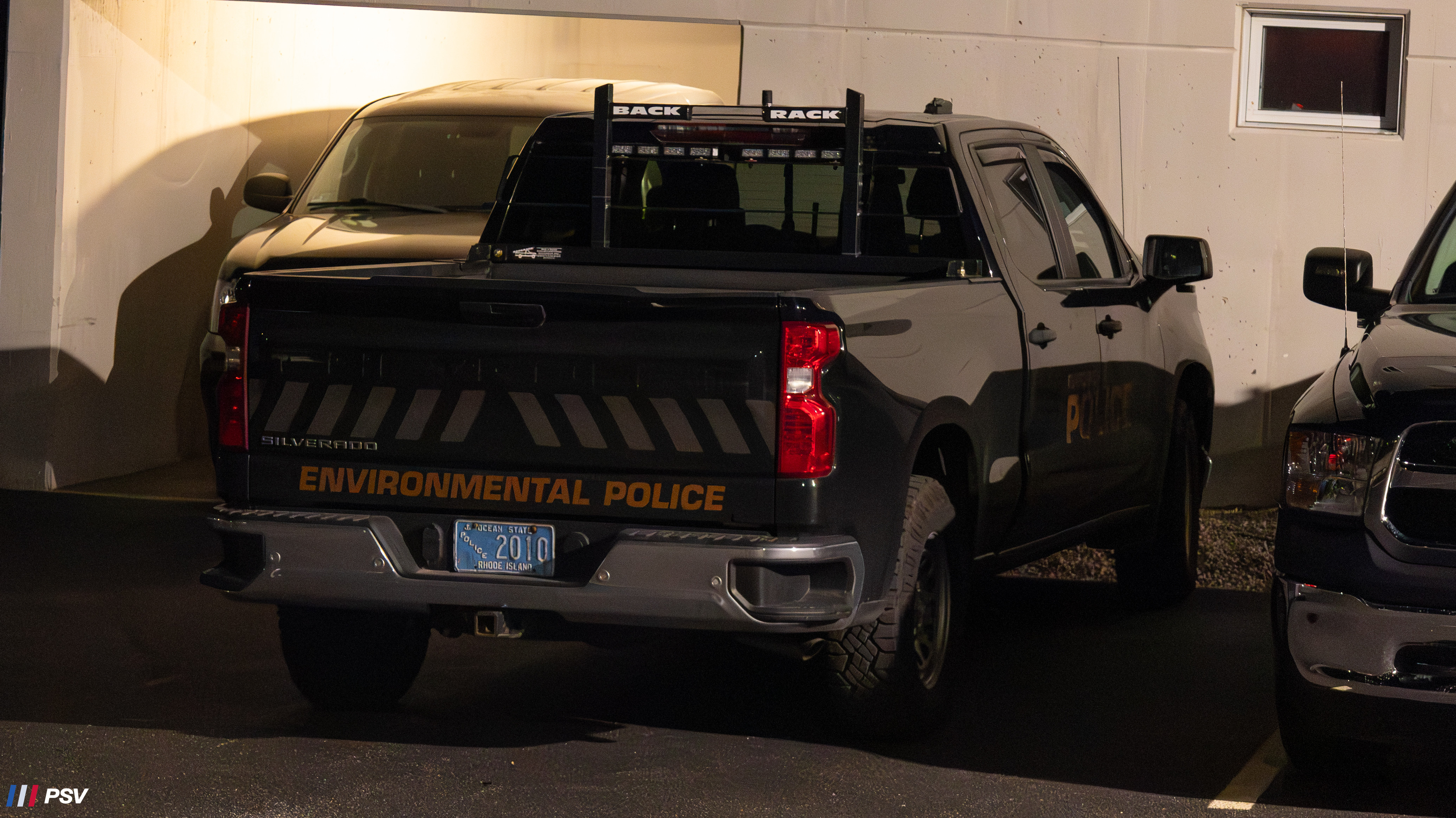 A photo  of Rhode Island Environmental Police
            Cruiser 2010, a 2019 Chevrolet Silverado 1500 Work Truck 5.3             taken by Kieran Egan